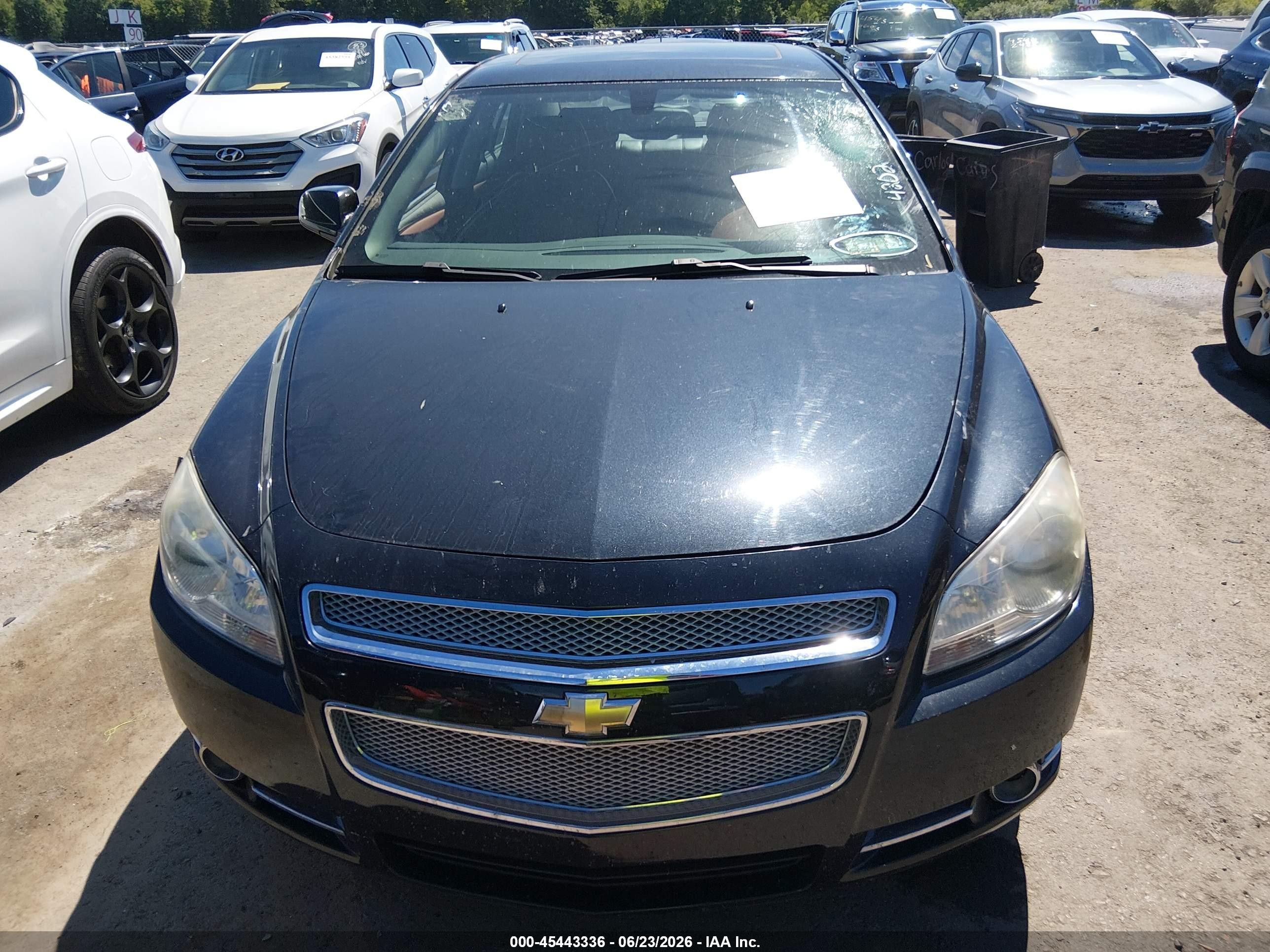 2008 Chevrolet Malibu Ltz Black vin: 1G1ZK57758F213772
