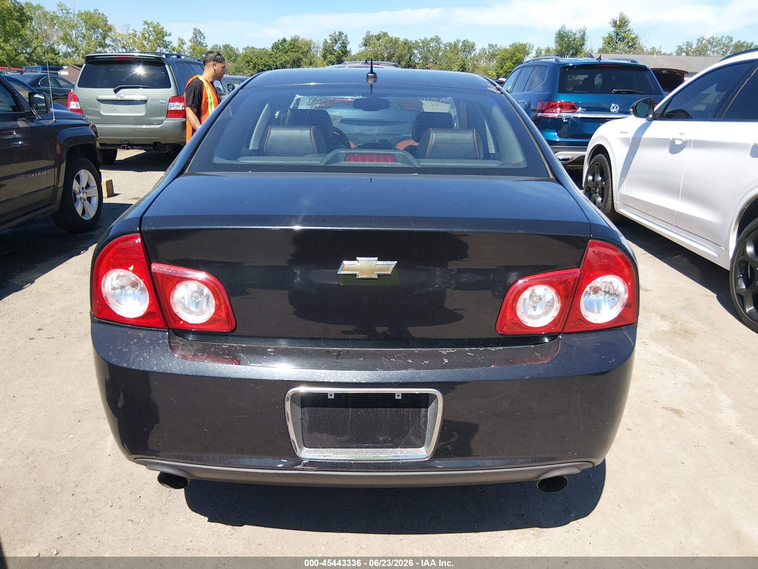 2008 Chevrolet Malibu Ltz Black vin: 1G1ZK57758F213772
