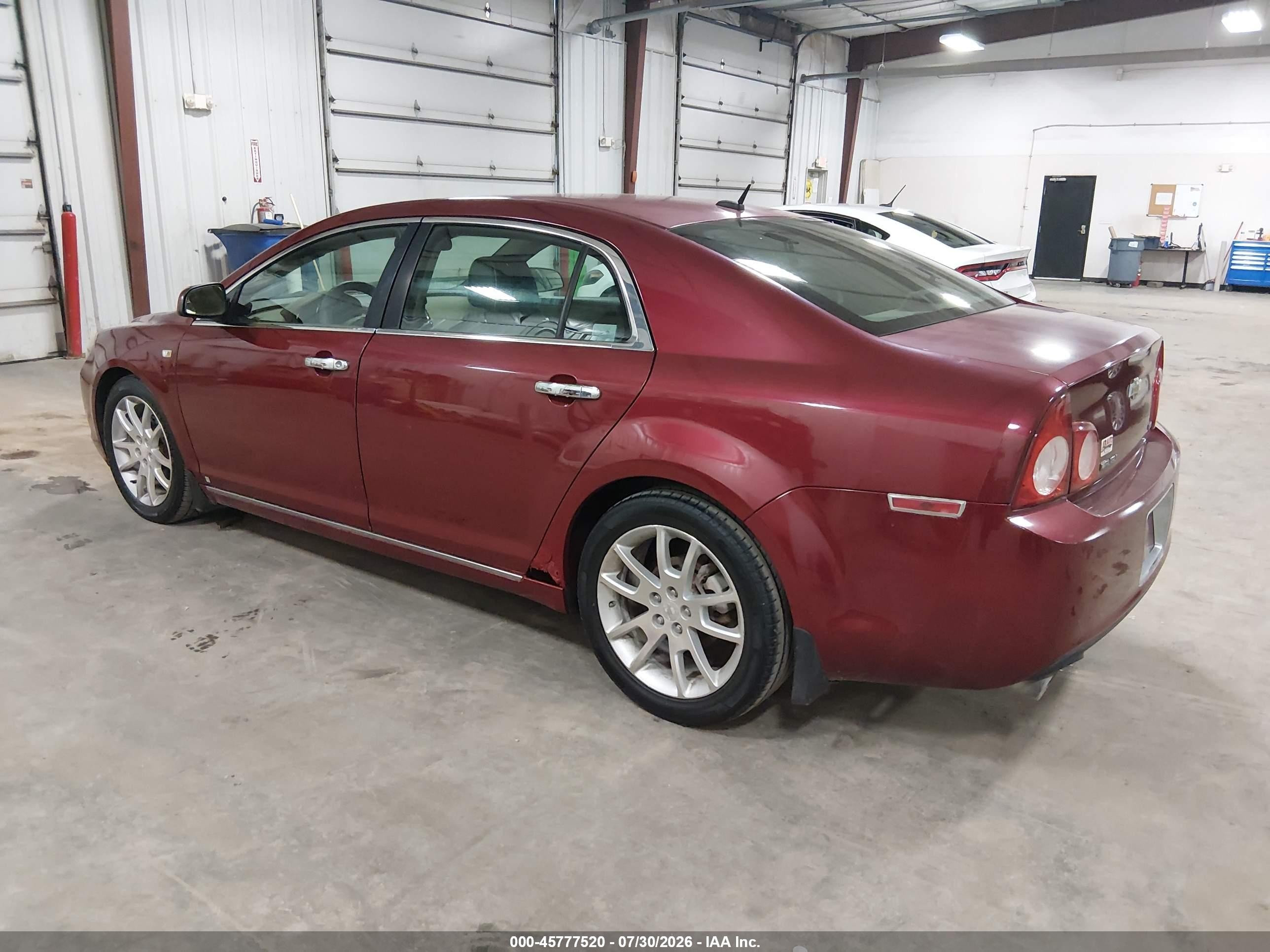 2008 Chevrolet Malibu Ltz Red vin: 1G1ZK57758F290349