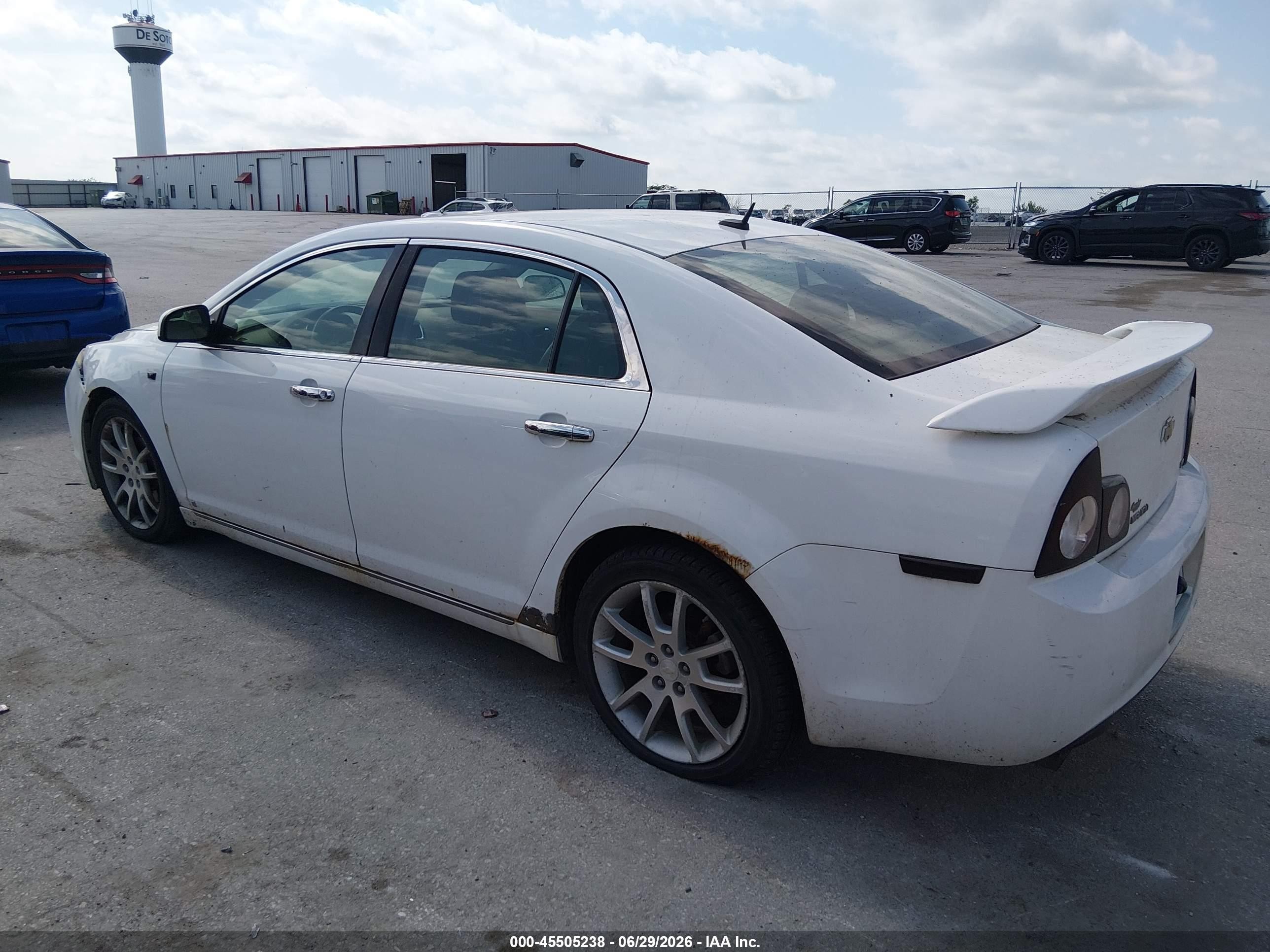 2009 Chevrolet Malibu Ltz White vin: 1G1ZK57769F204144