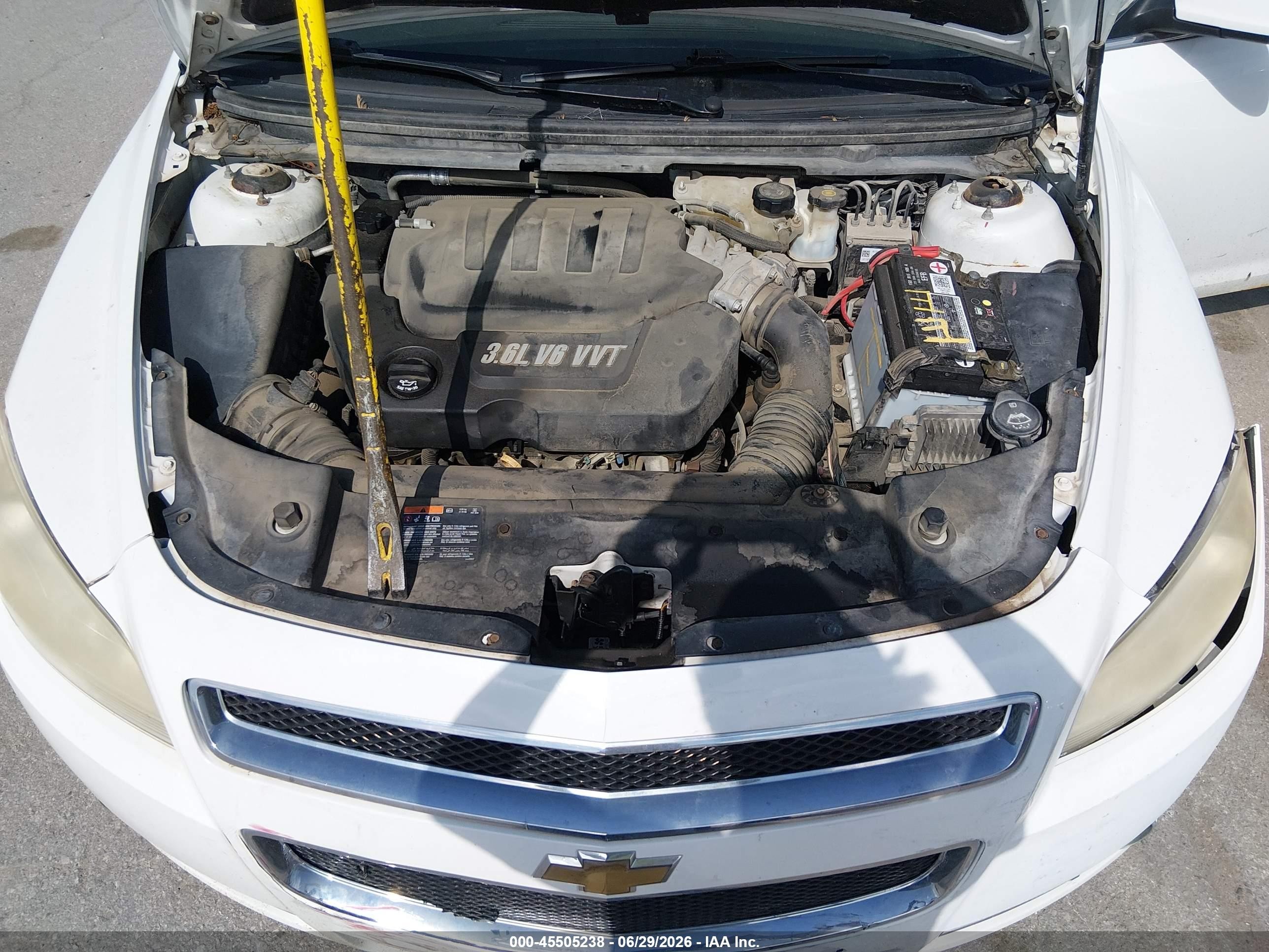 2009 Chevrolet Malibu Ltz White vin: 1G1ZK57769F204144