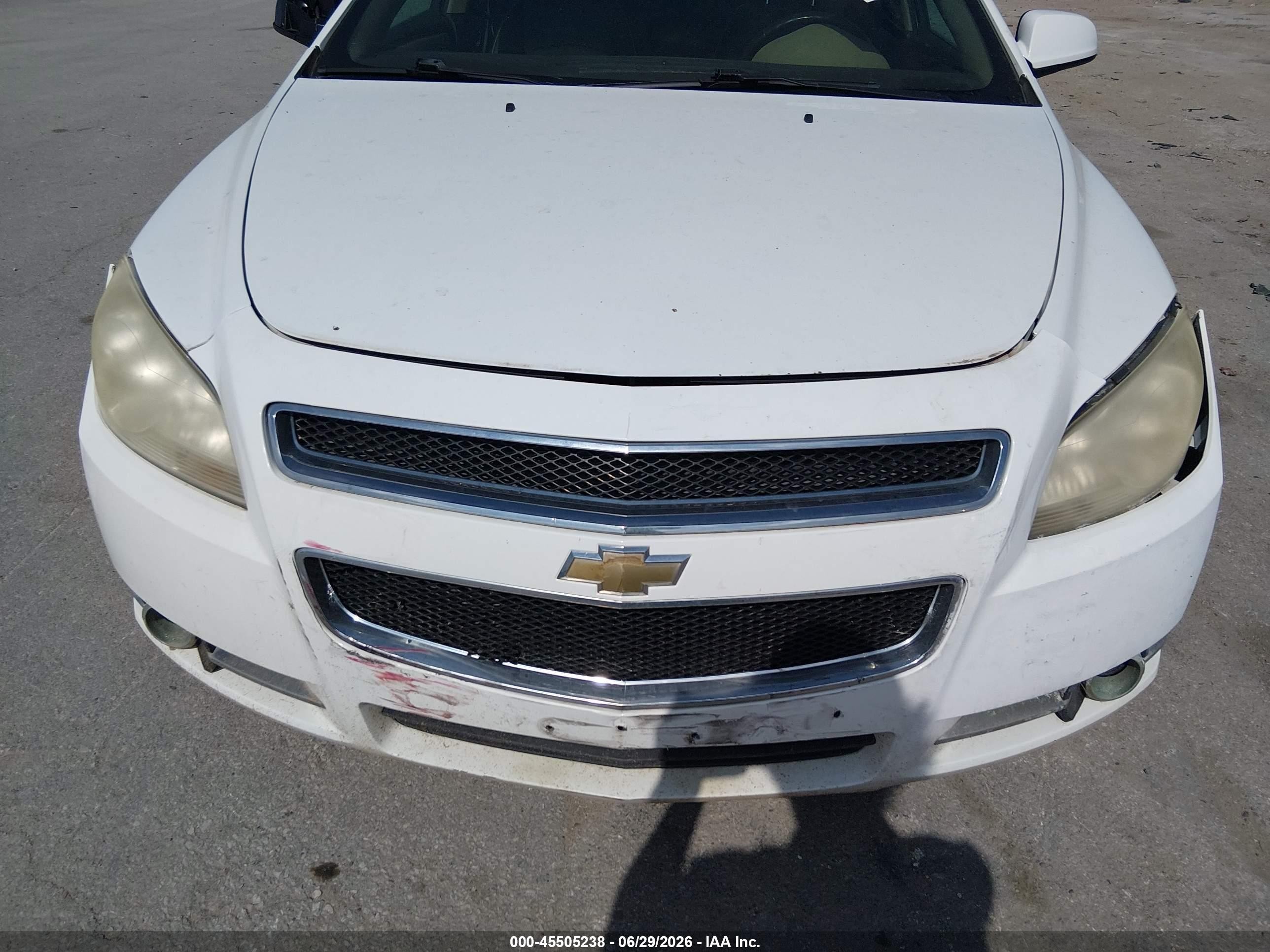 2009 Chevrolet Malibu Ltz White vin: 1G1ZK57769F204144