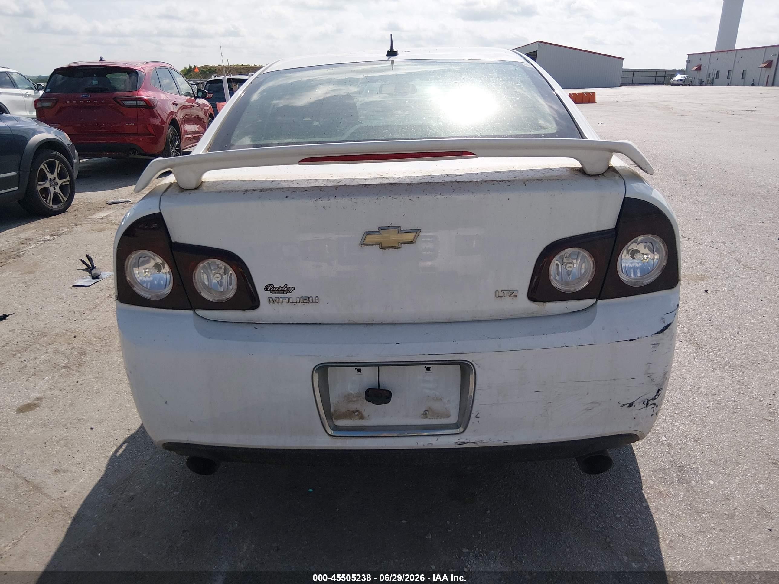 2009 Chevrolet Malibu Ltz White vin: 1G1ZK57769F204144
