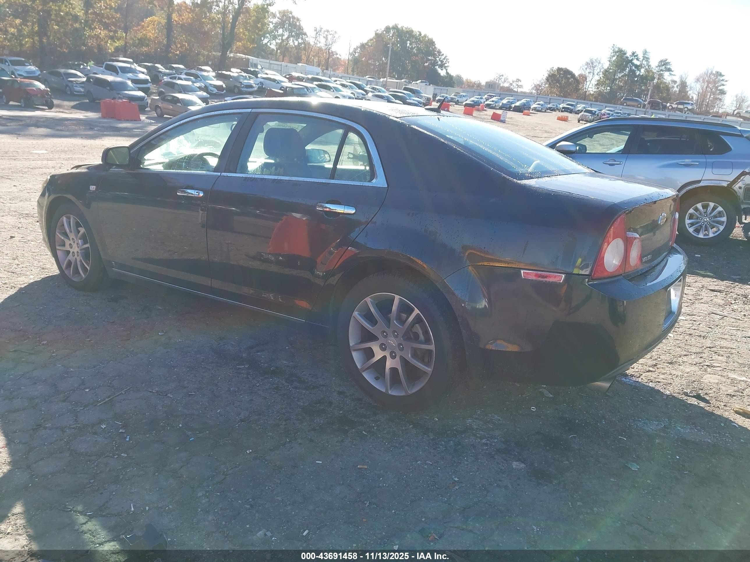 2008 Chevrolet Malibu Ltz Black vin: 1G1ZK577784239852
