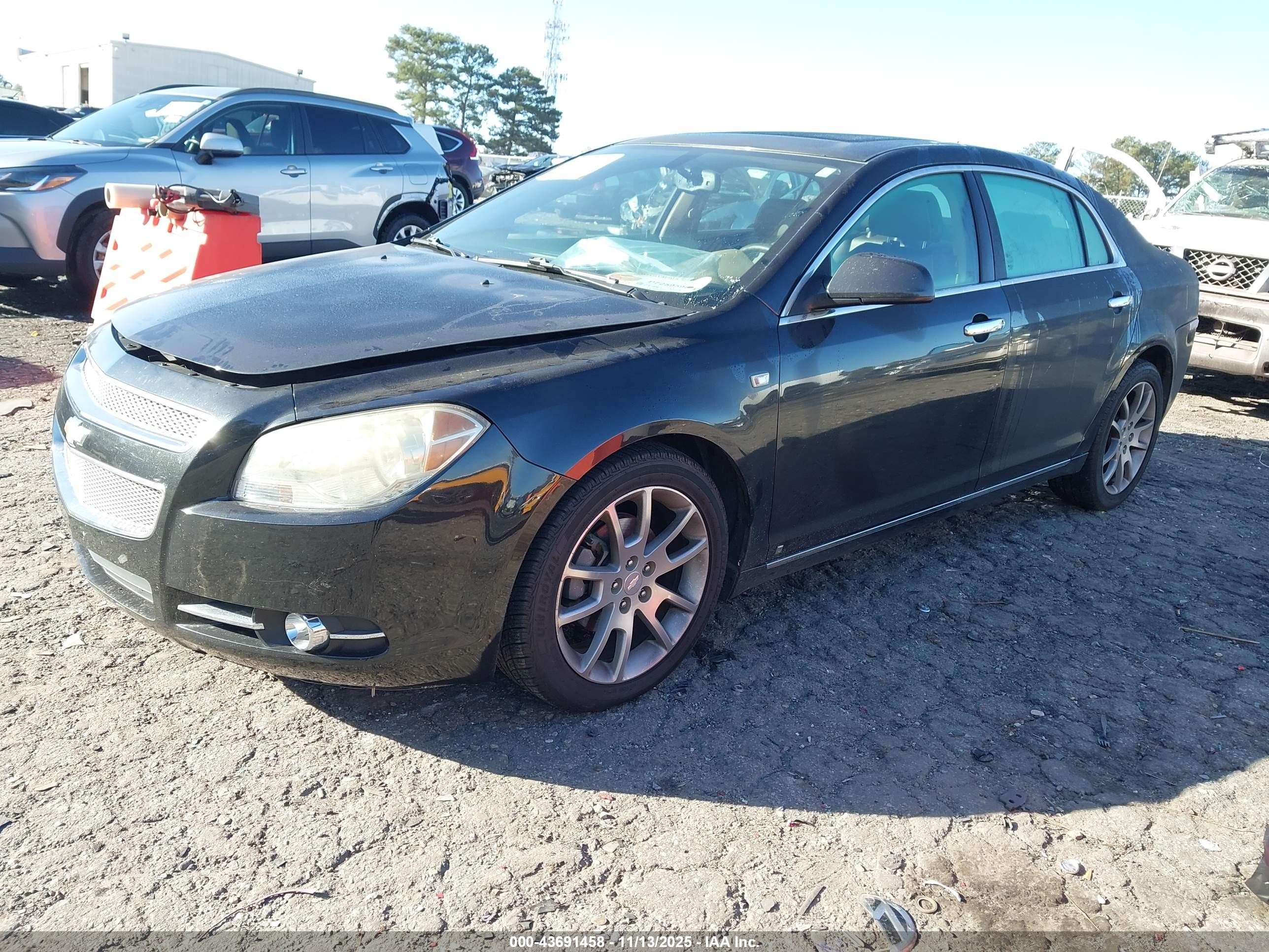 2008 Chevrolet Malibu Ltz Black vin: 1G1ZK577784239852
