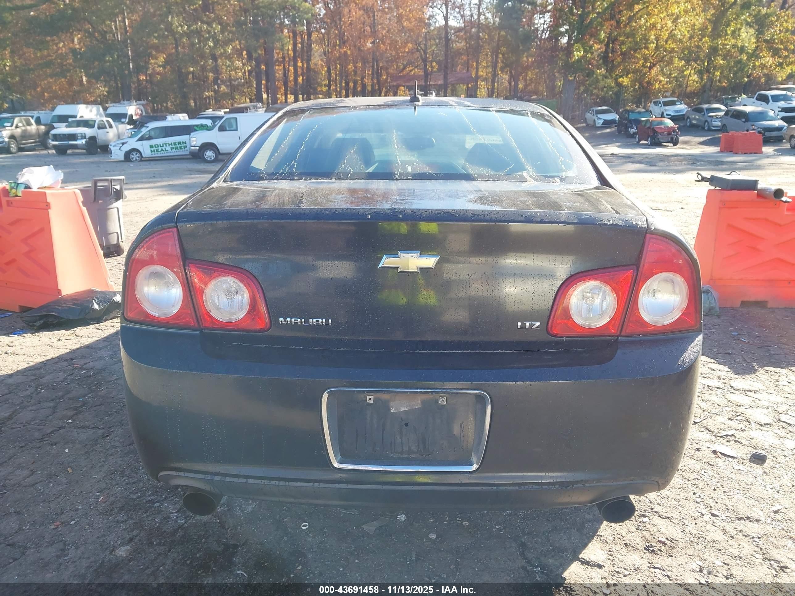 2008 Chevrolet Malibu Ltz Black vin: 1G1ZK577784239852