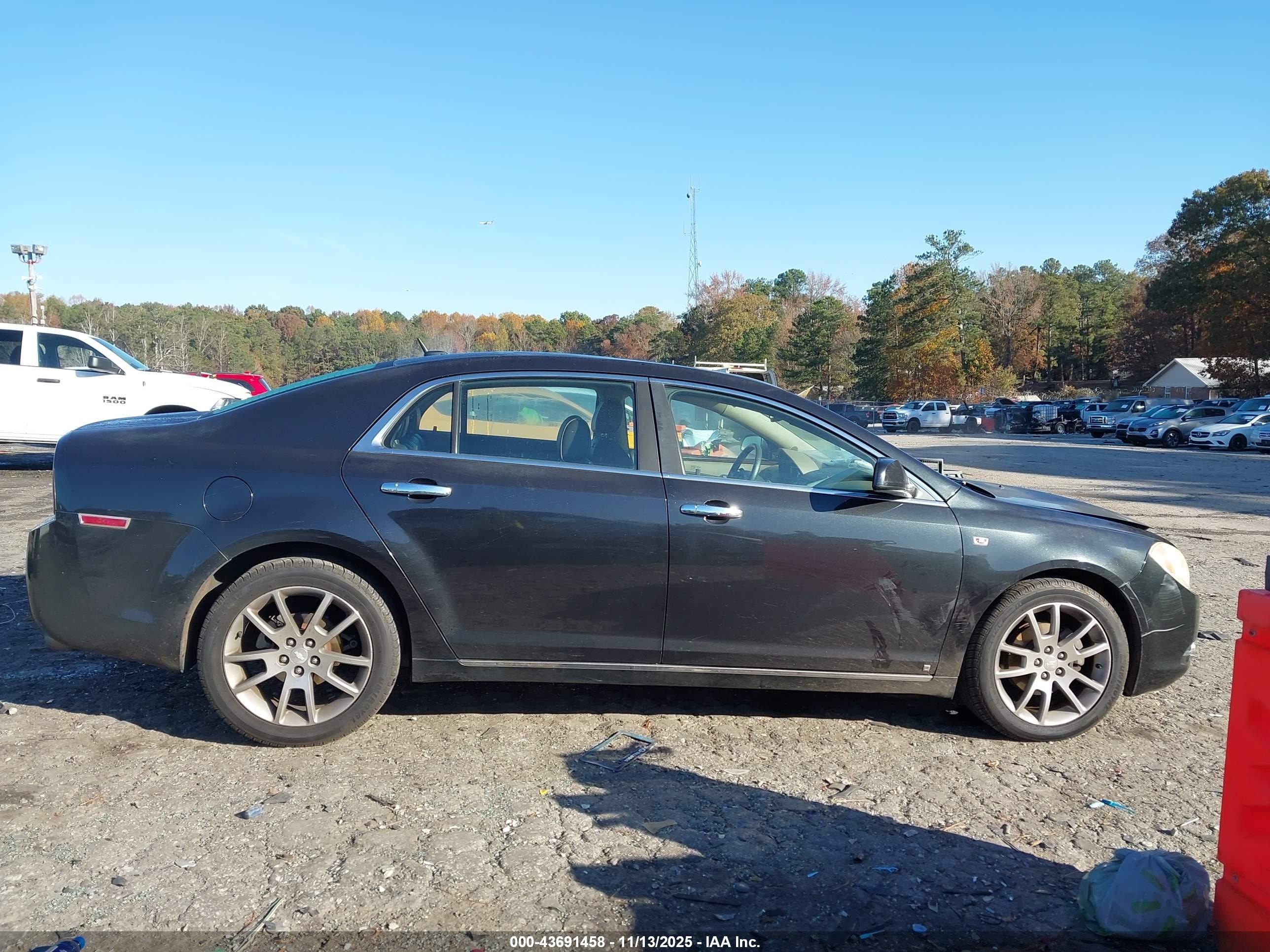 2008 Chevrolet Malibu Ltz Black vin: 1G1ZK577784239852