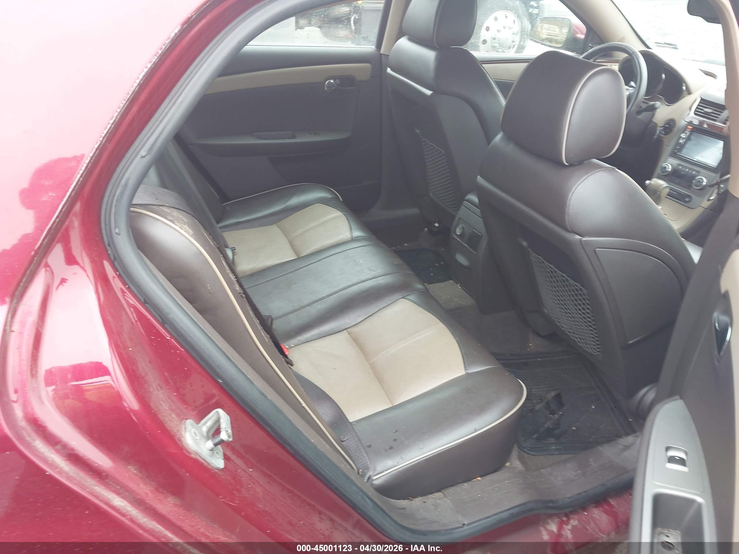 2008 Chevrolet Malibu Ltz Red vin: 1G1ZK57788F153356