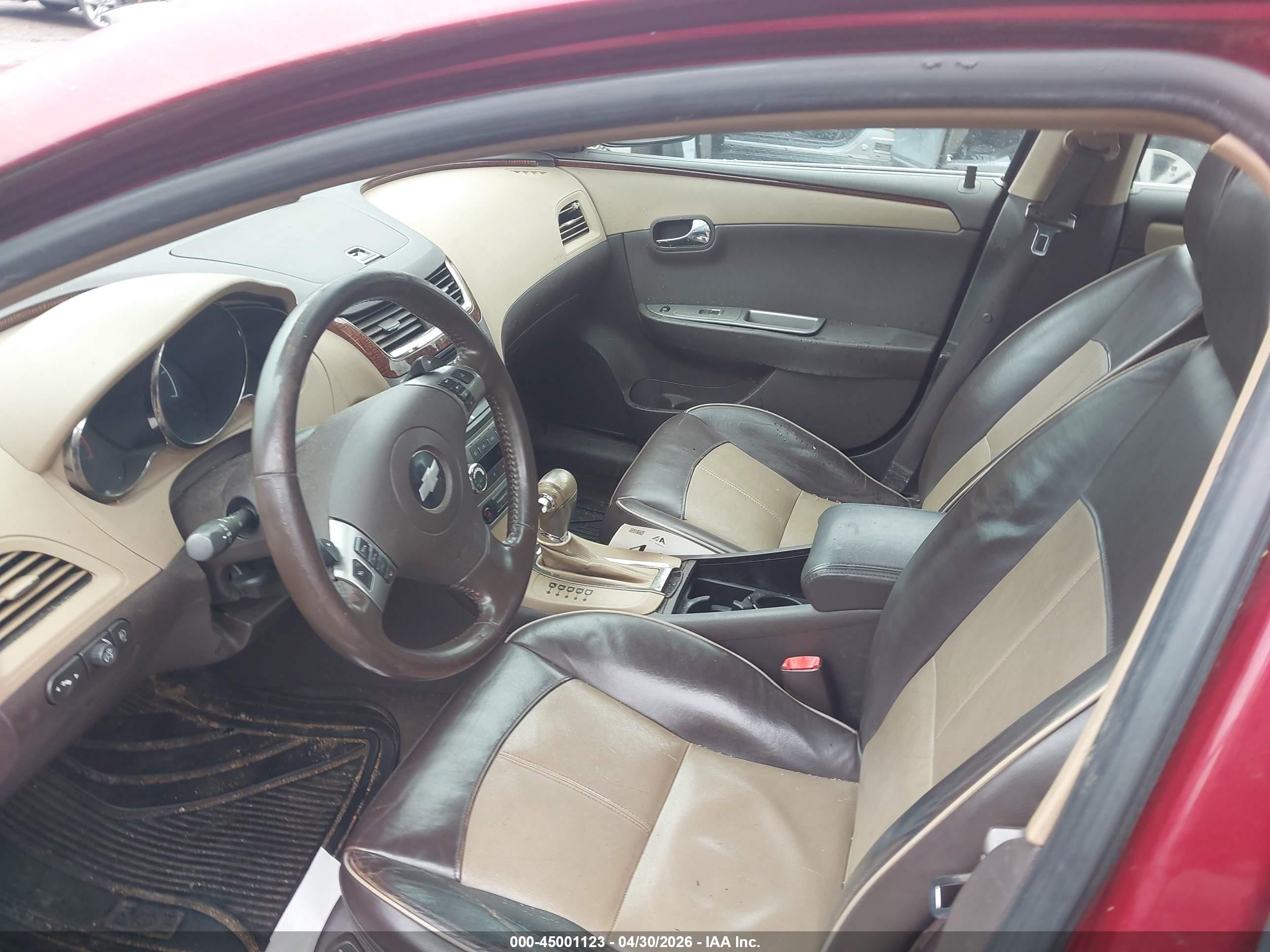 2008 Chevrolet Malibu Ltz Red vin: 1G1ZK57788F153356