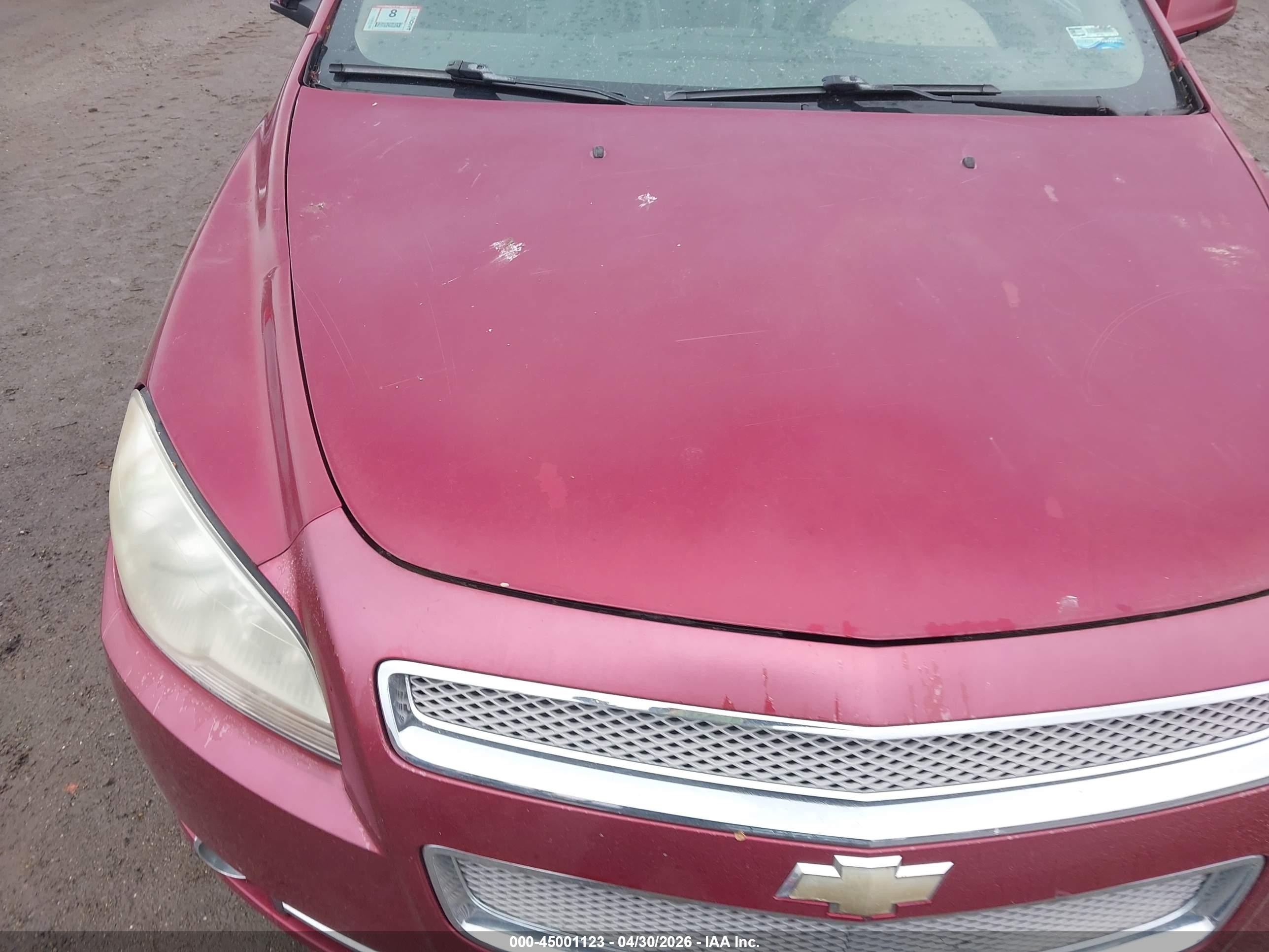 2008 Chevrolet Malibu Ltz Red vin: 1G1ZK57788F153356