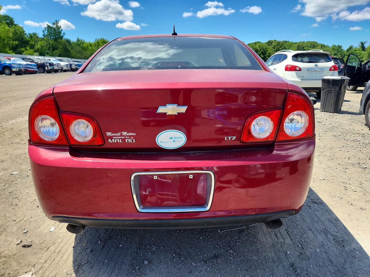 2008 Chevrolet Malibu Ltz Red vin: 1G1ZK57798F214438