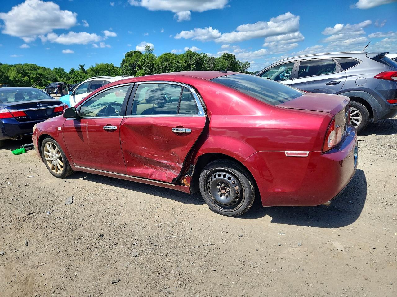 2008 Chevrolet Malibu Ltz Red vin: 1G1ZK57798F214438