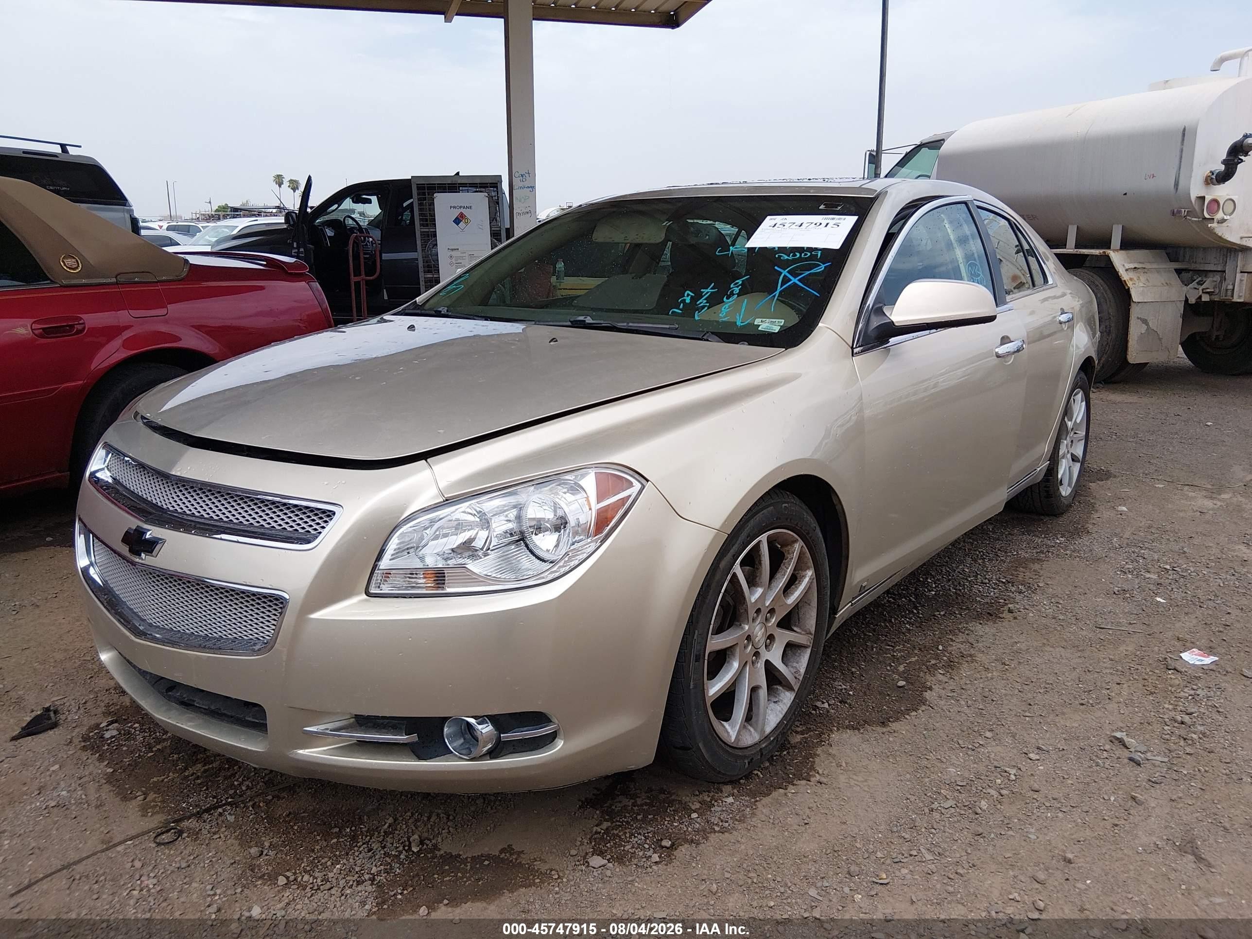 2009 Chevrolet Malibu Ltz Brown vin: 1G1ZK577994199629