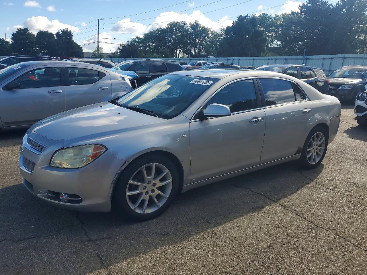 2008 Chevrolet Malibu Ltz Silver vin: 1G1ZK577X8F160244