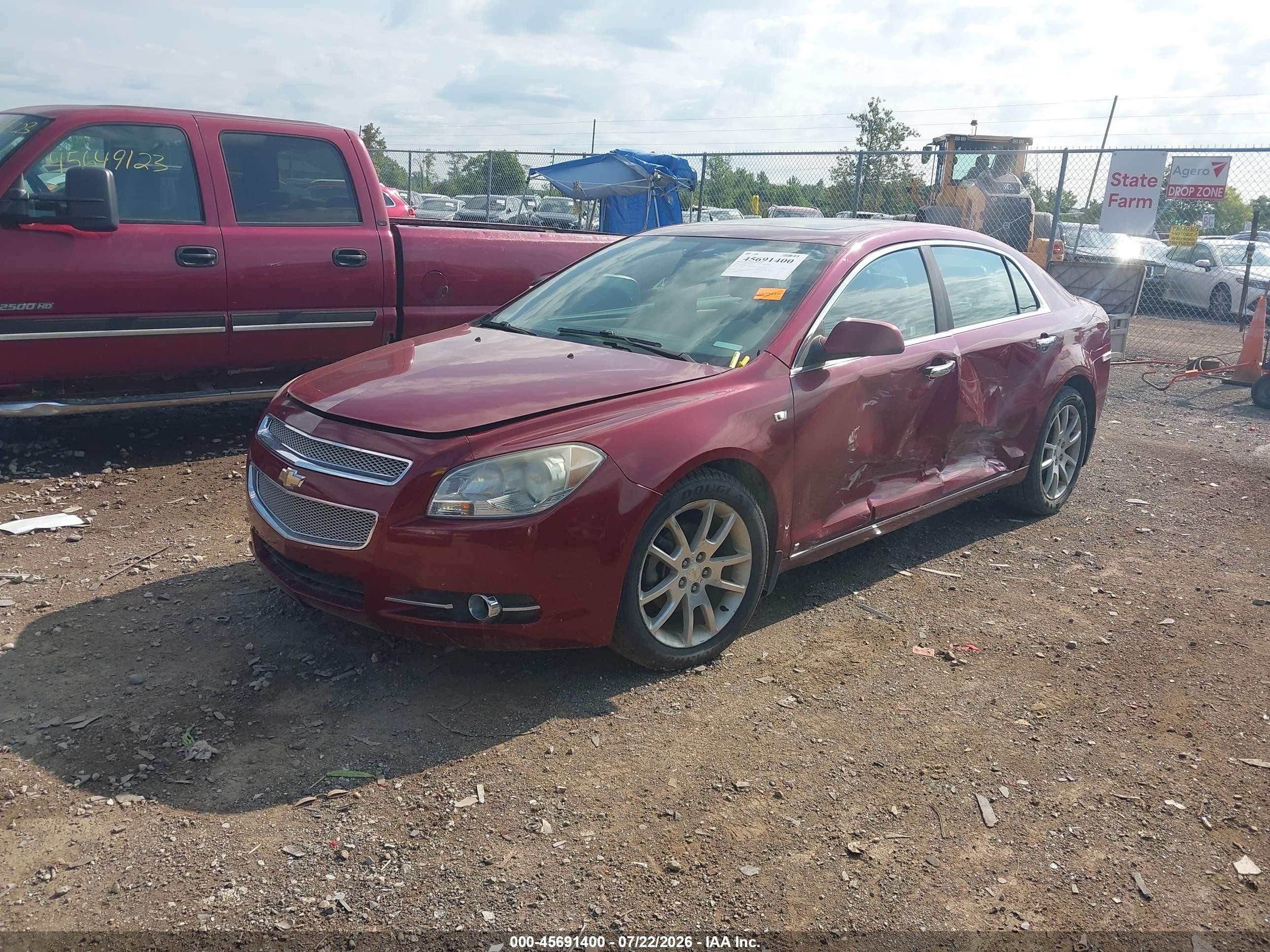 2008 Chevrolet Malibu Ltz Красный vin: 1G1ZK577X8F271618