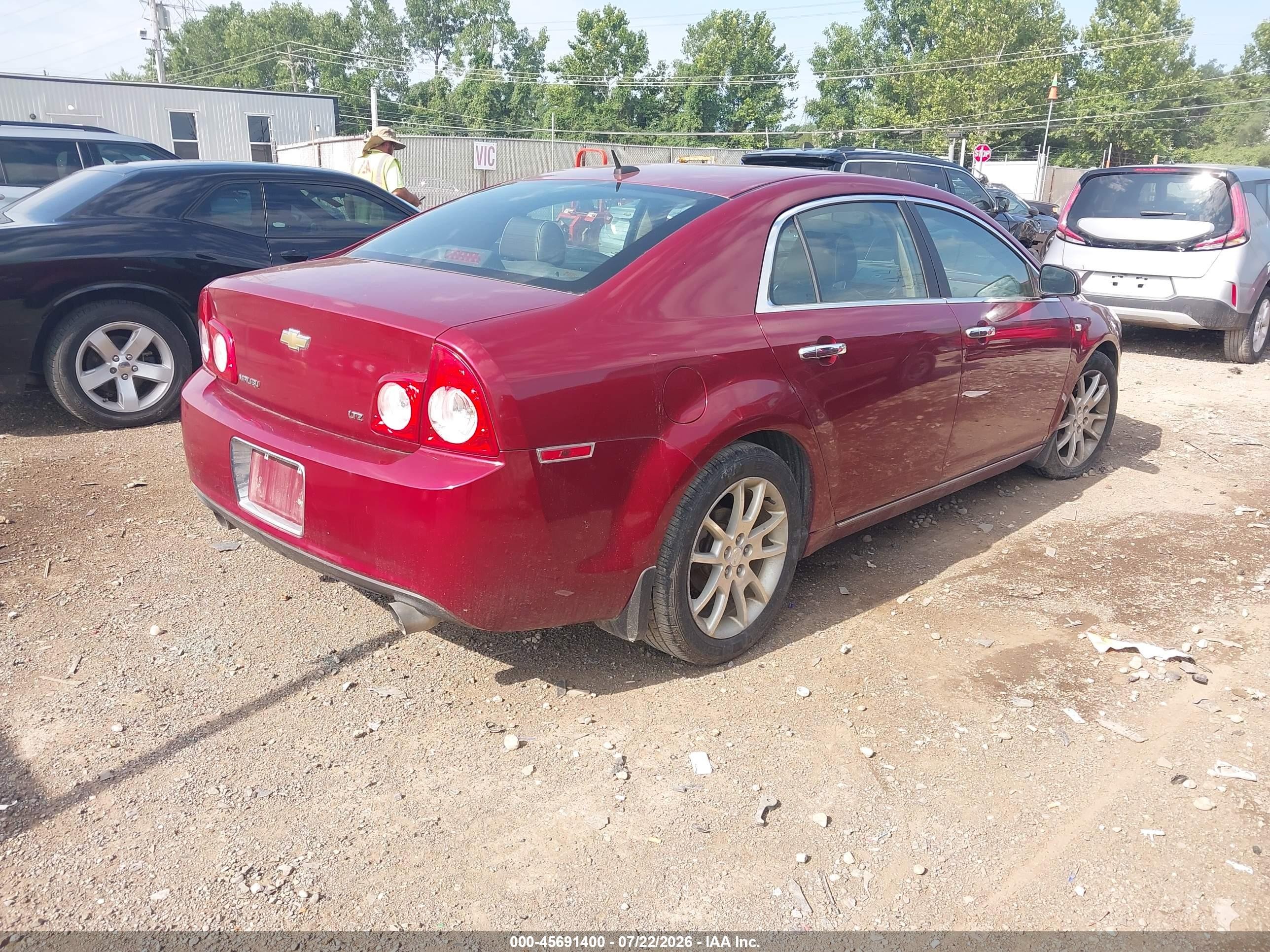 2008 Chevrolet Malibu Ltz Красный vin: 1G1ZK577X8F271618