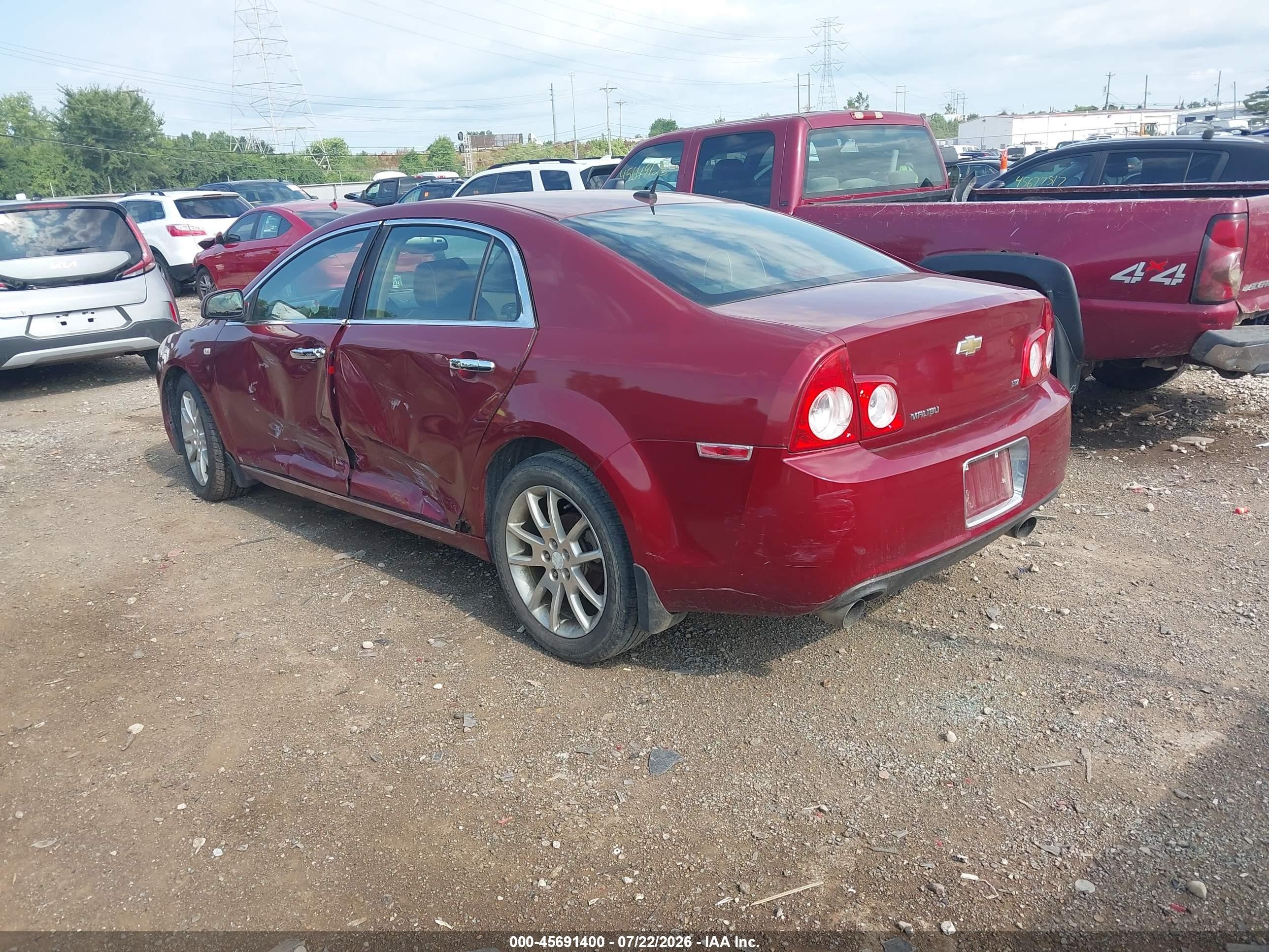 2008 Chevrolet Malibu Ltz Красный vin: 1G1ZK577X8F271618