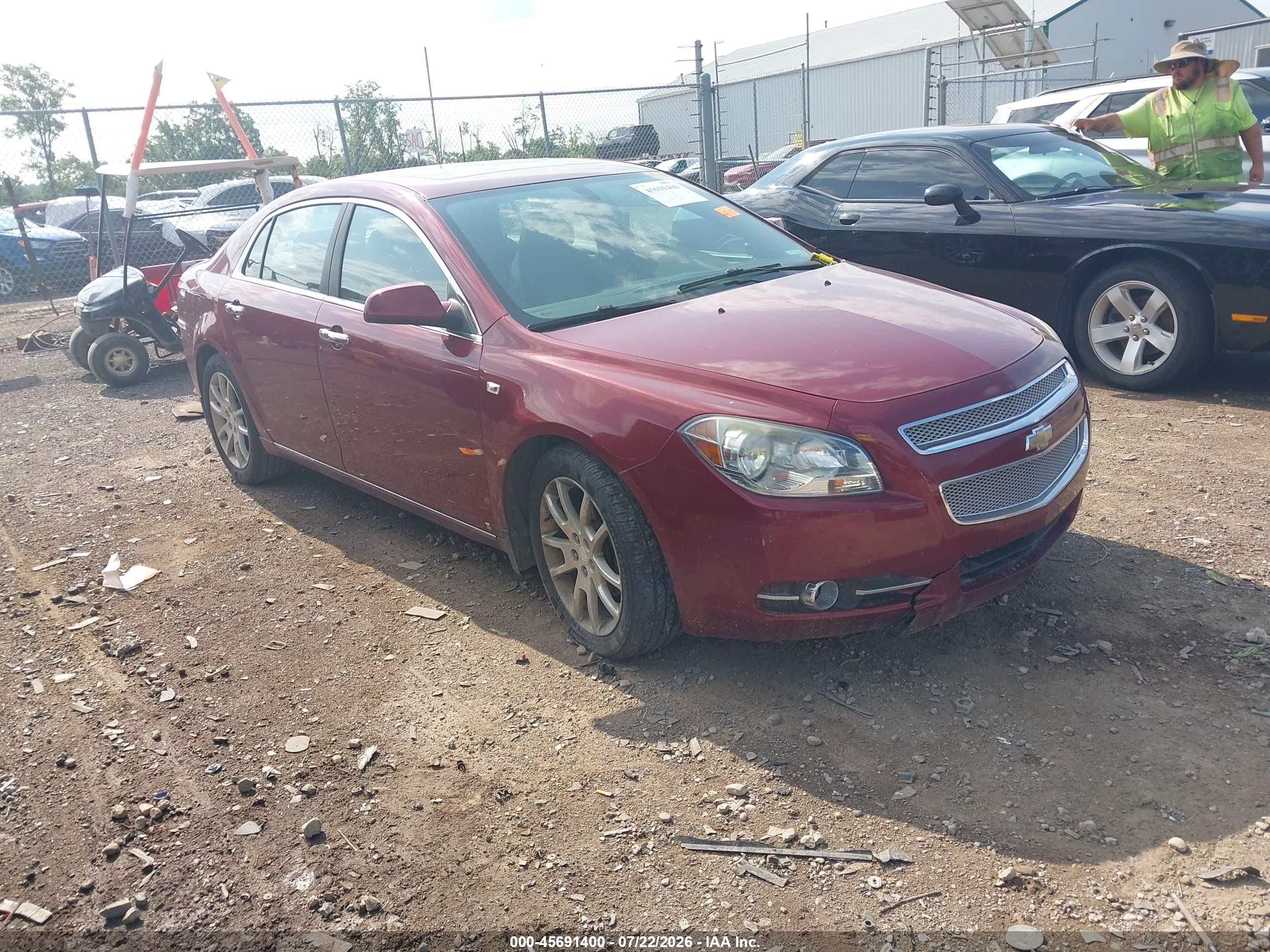 2008 Chevrolet Malibu Ltz Красный vin: 1G1ZK577X8F271618