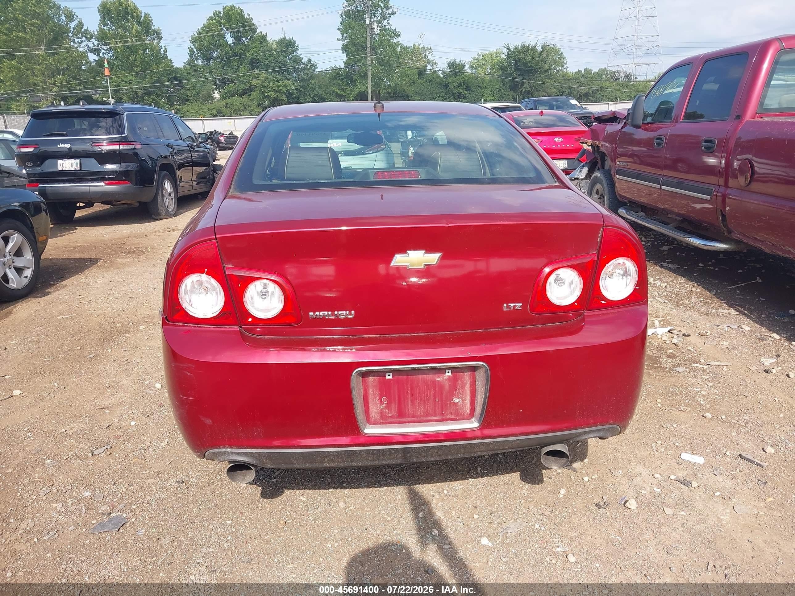 2008 Chevrolet Malibu Ltz Красный vin: 1G1ZK577X8F271618