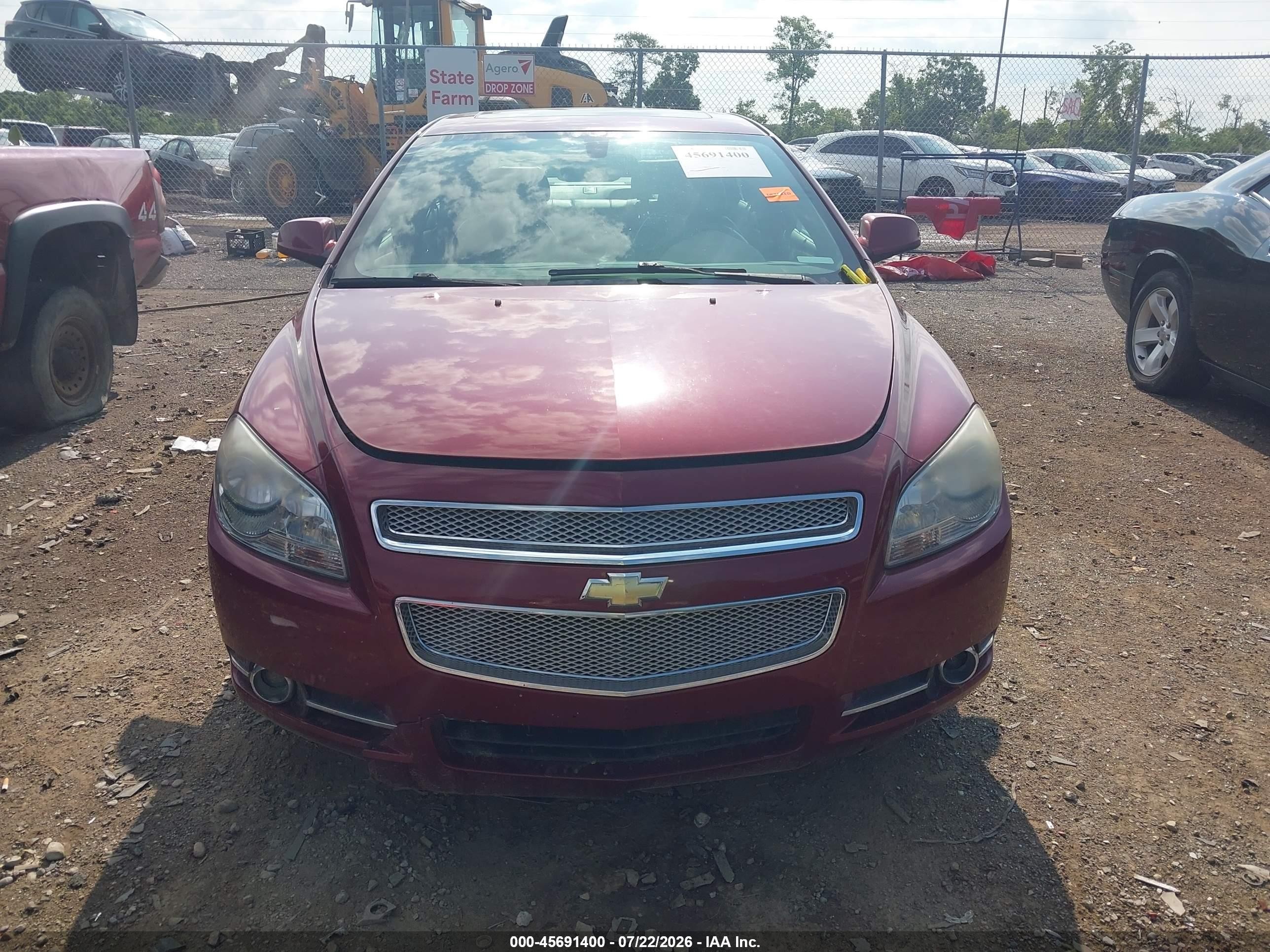 2008 Chevrolet Malibu Ltz Красный vin: 1G1ZK577X8F271618