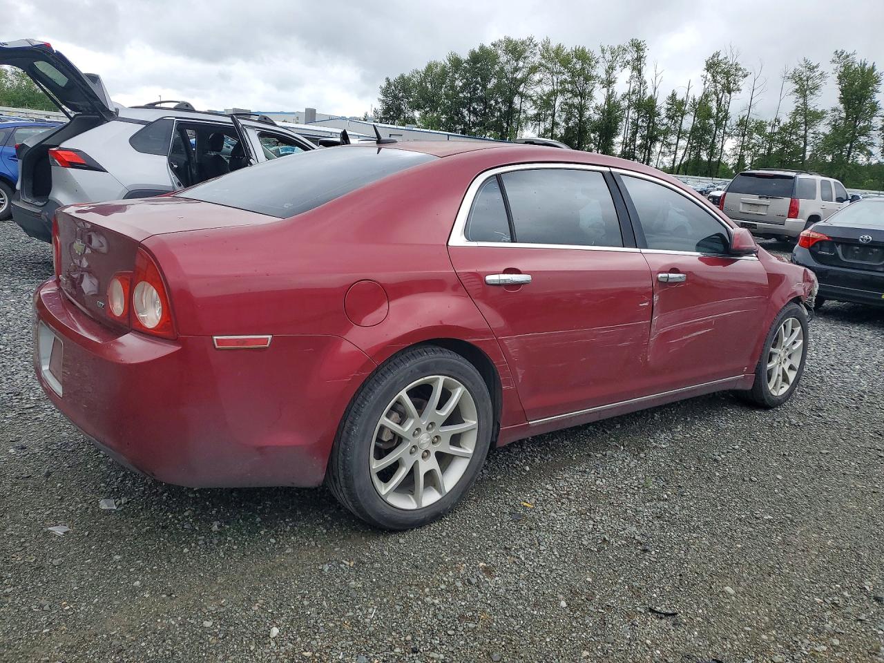 2009 Chevrolet Malibu Ltz Red vin: 1G1ZK57B19F240019