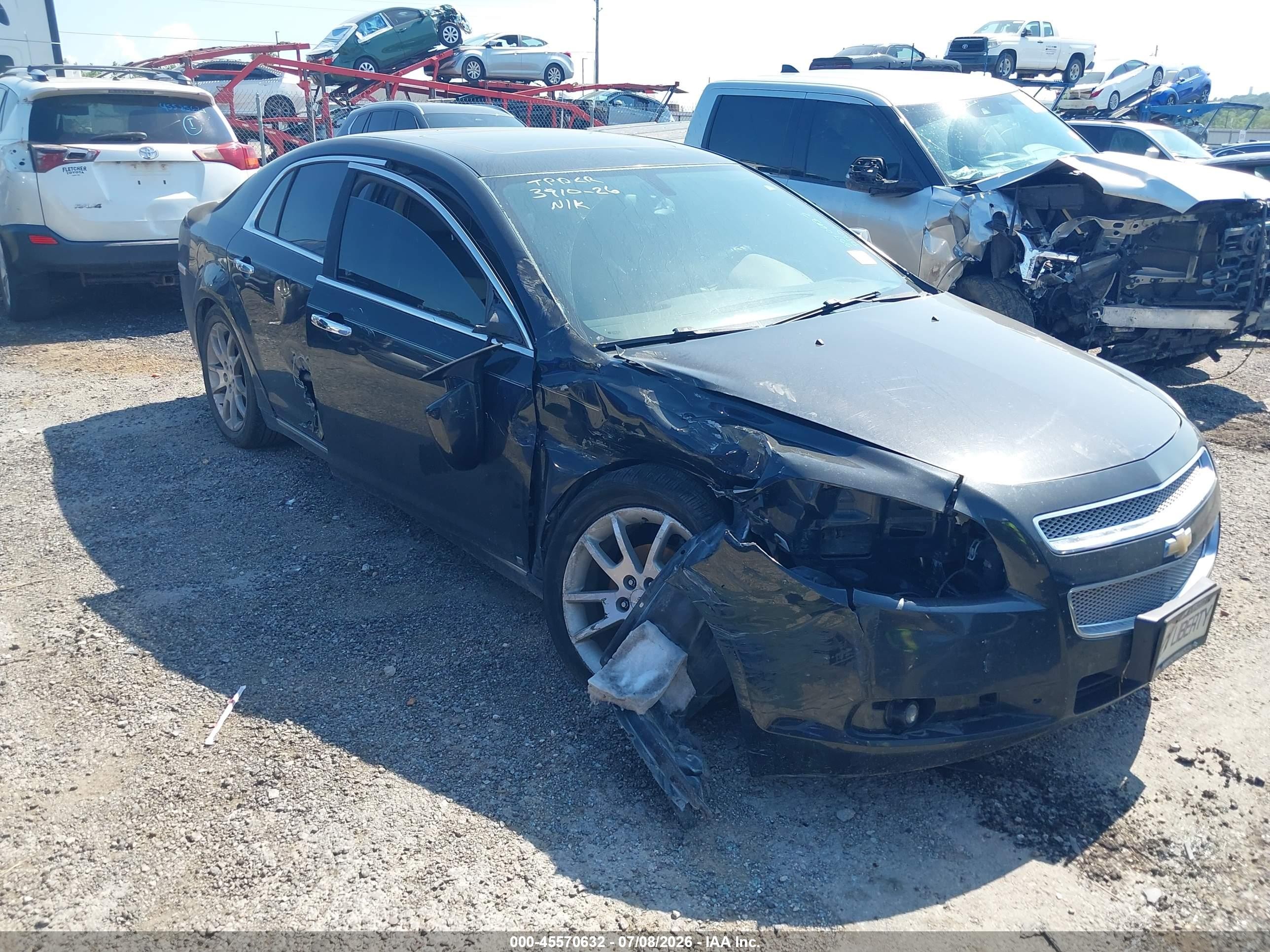 2009 Chevrolet Malibu Ltz Black vin: 1G1ZK57B29F180140
