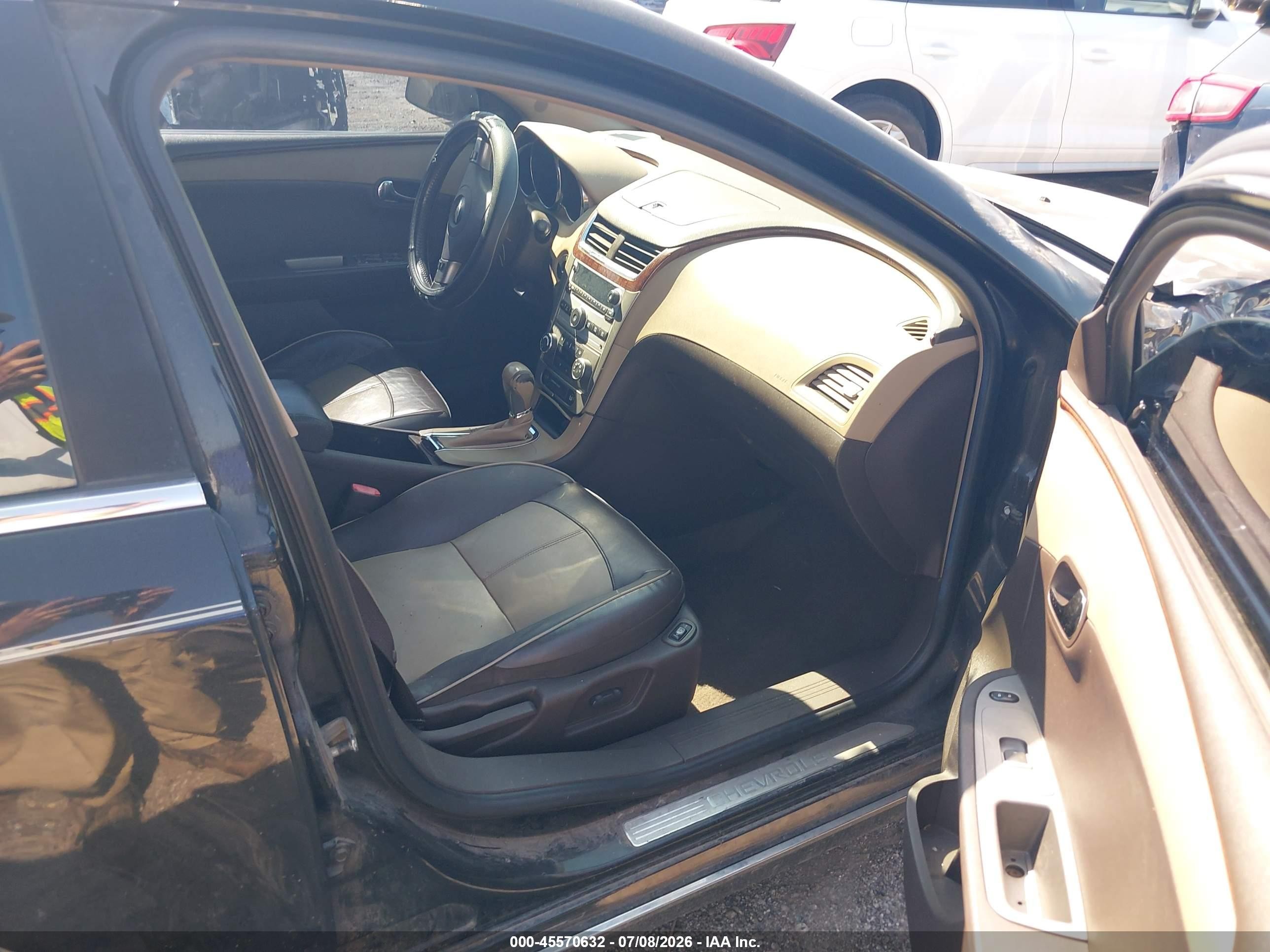 2009 Chevrolet Malibu Ltz Black vin: 1G1ZK57B29F180140