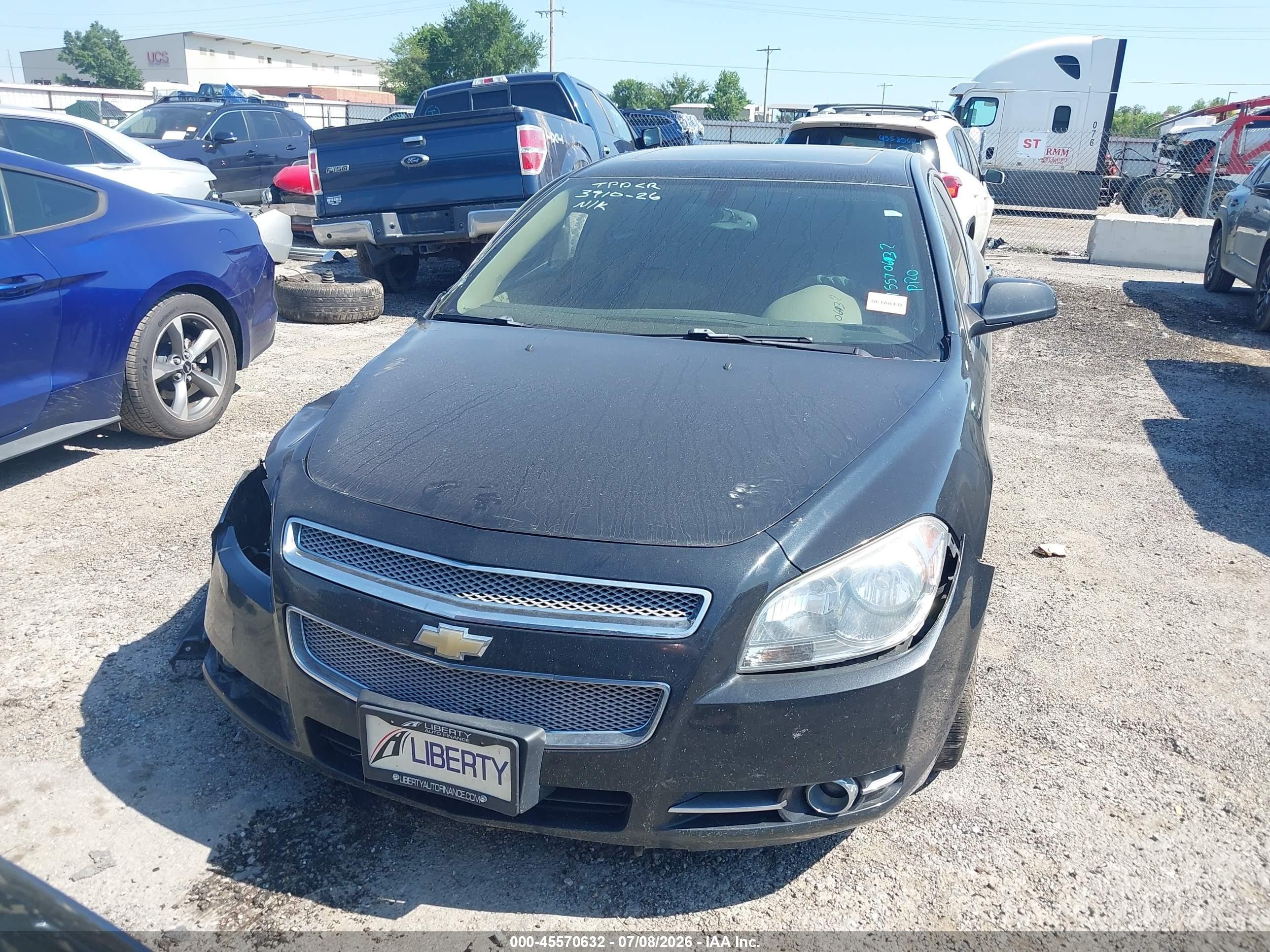 2009 Chevrolet Malibu Ltz Black vin: 1G1ZK57B29F180140