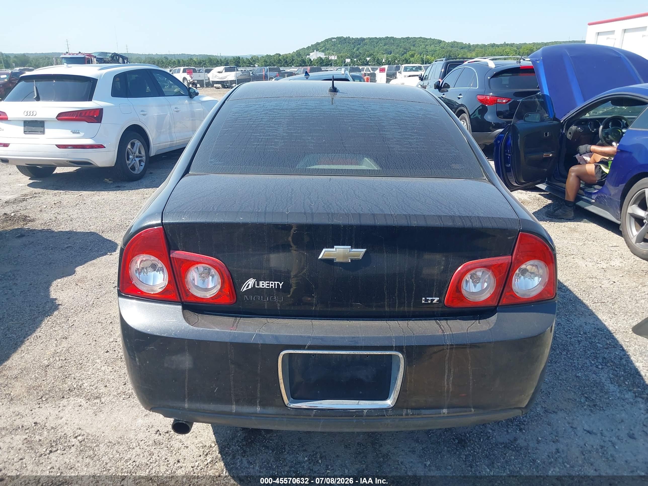 2009 Chevrolet Malibu Ltz Black vin: 1G1ZK57B29F180140