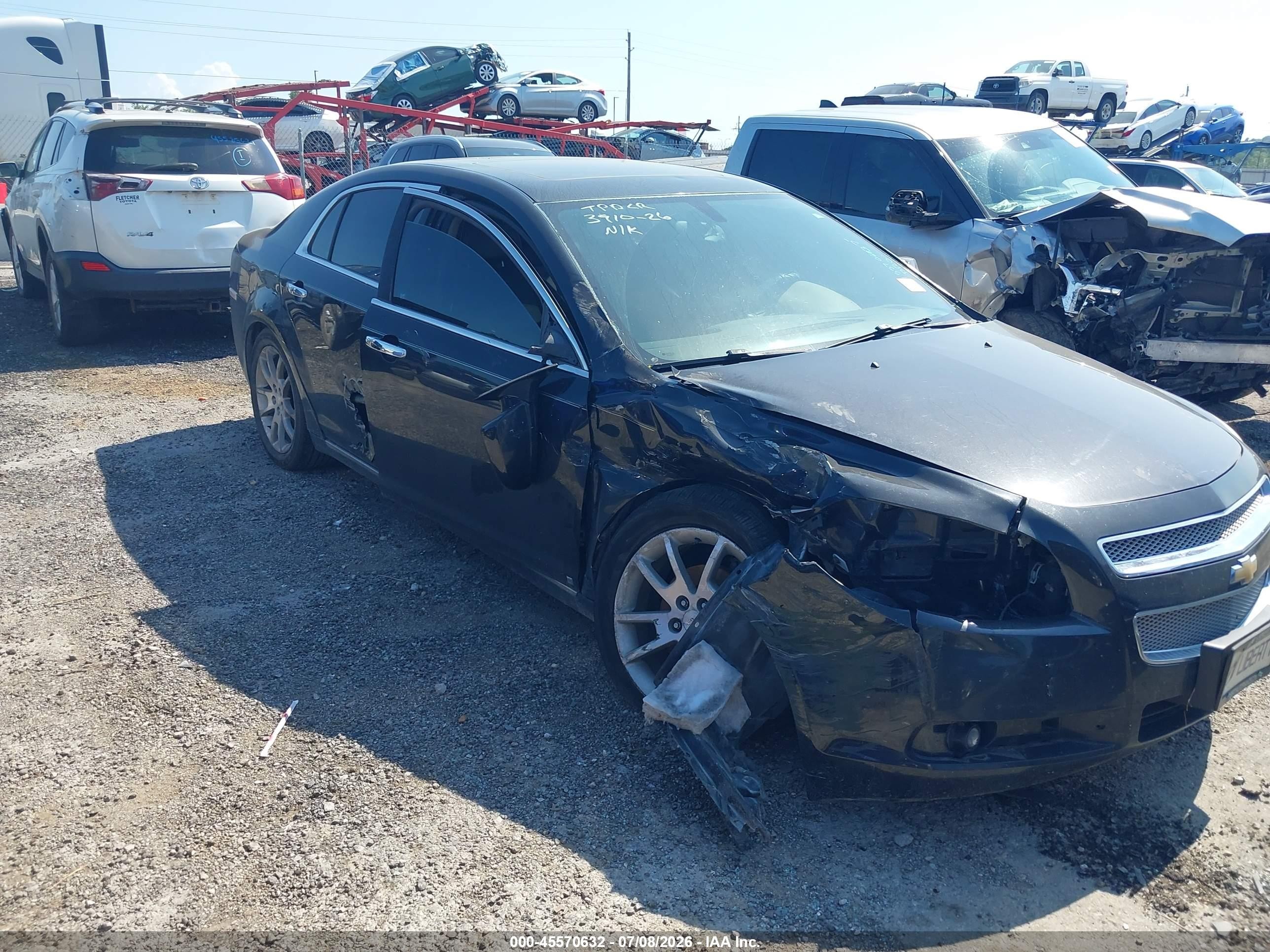 2009 Chevrolet Malibu Ltz Black vin: 1G1ZK57B29F180140