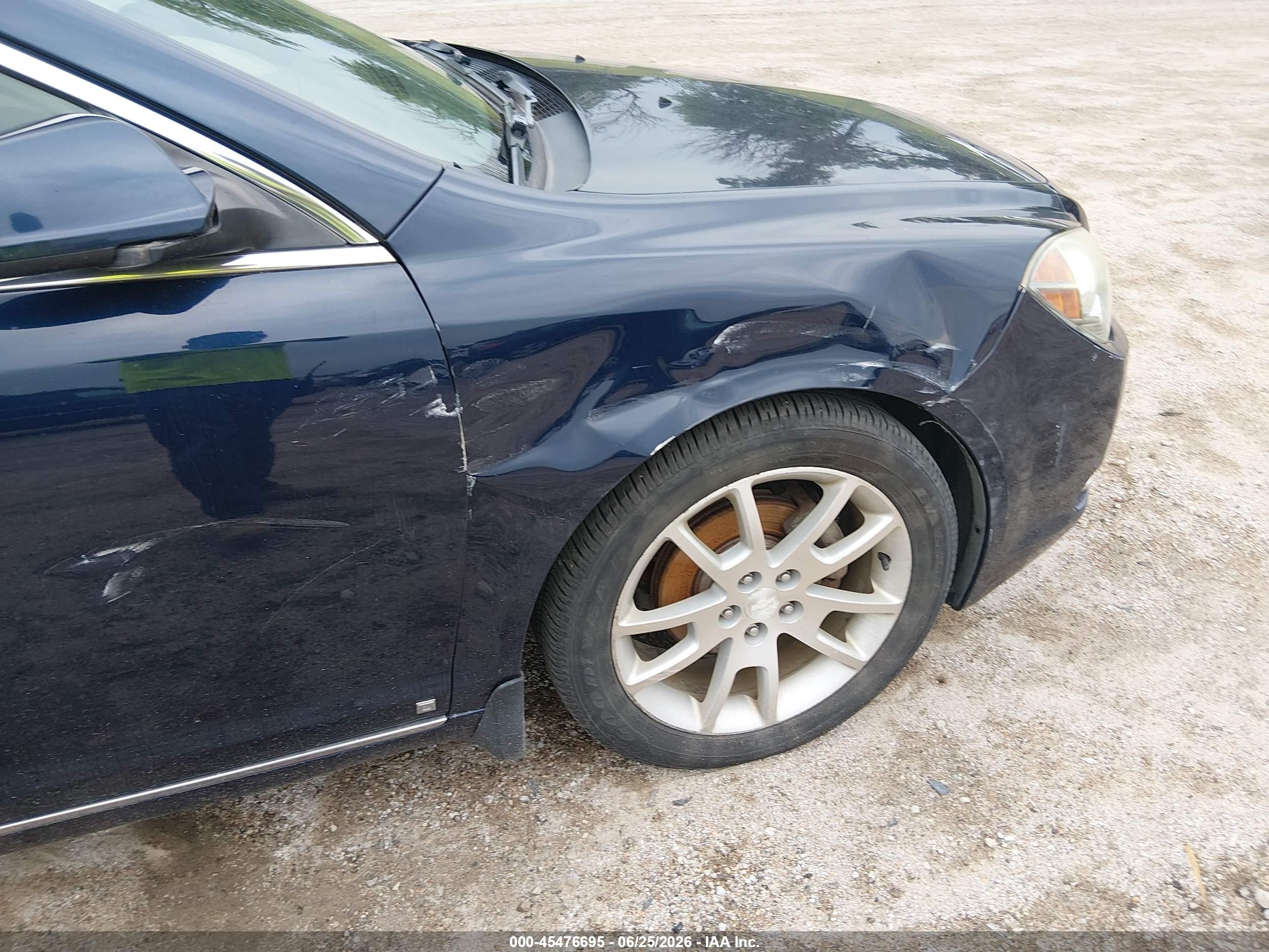 2009 Chevrolet Malibu Ltz Dark Blue vin: 1G1ZK57B59F190175