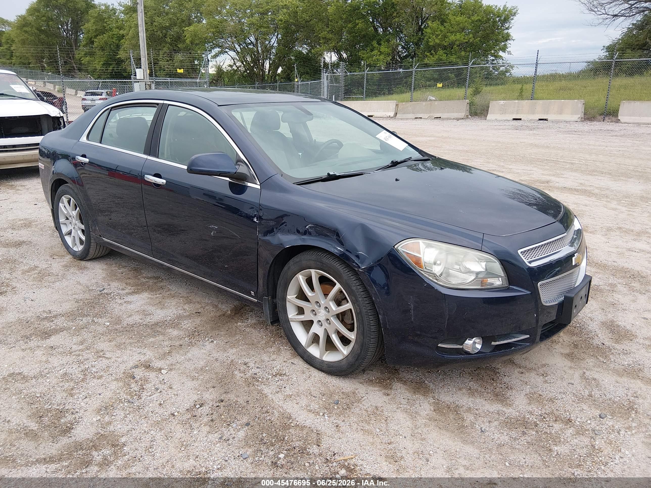 2009 Chevrolet Malibu Ltz Dark Blue vin: 1G1ZK57B59F190175