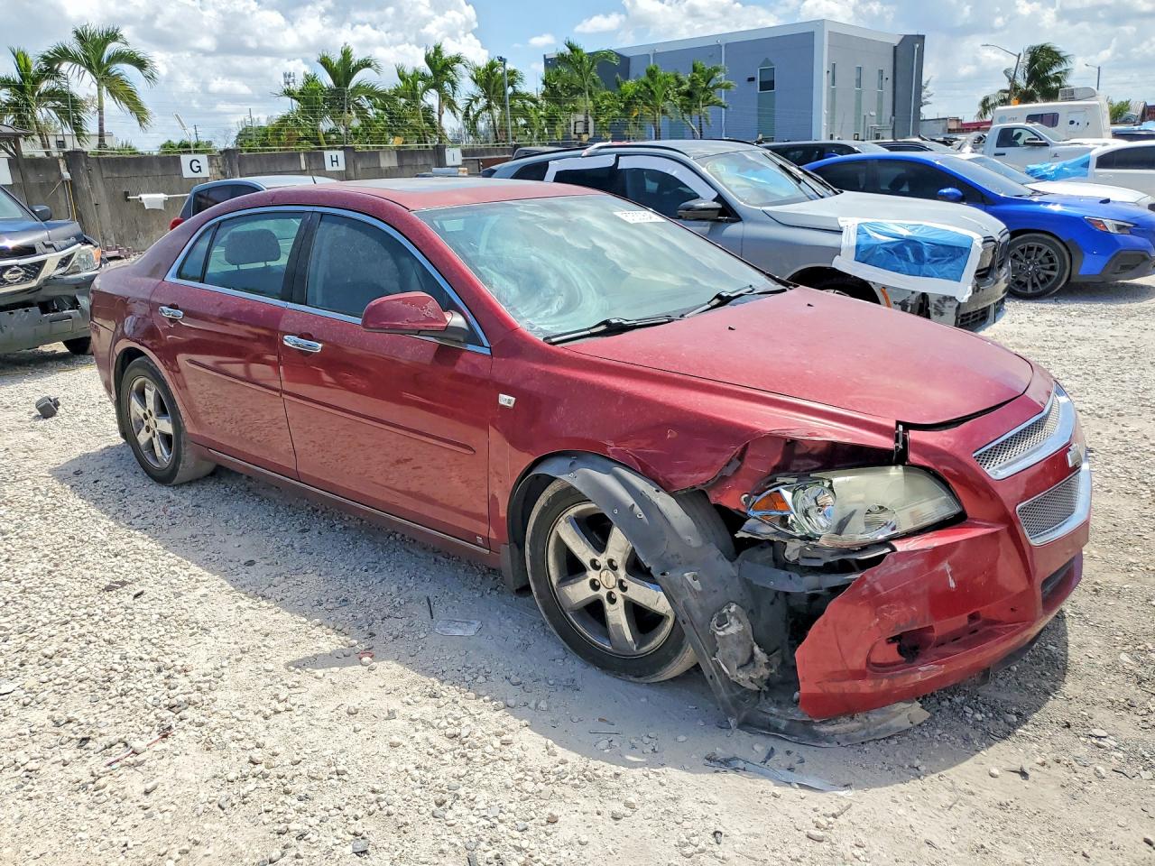 2008 Chevrolet Malibu Ltz Red vin: 1G1ZK57B78F287974