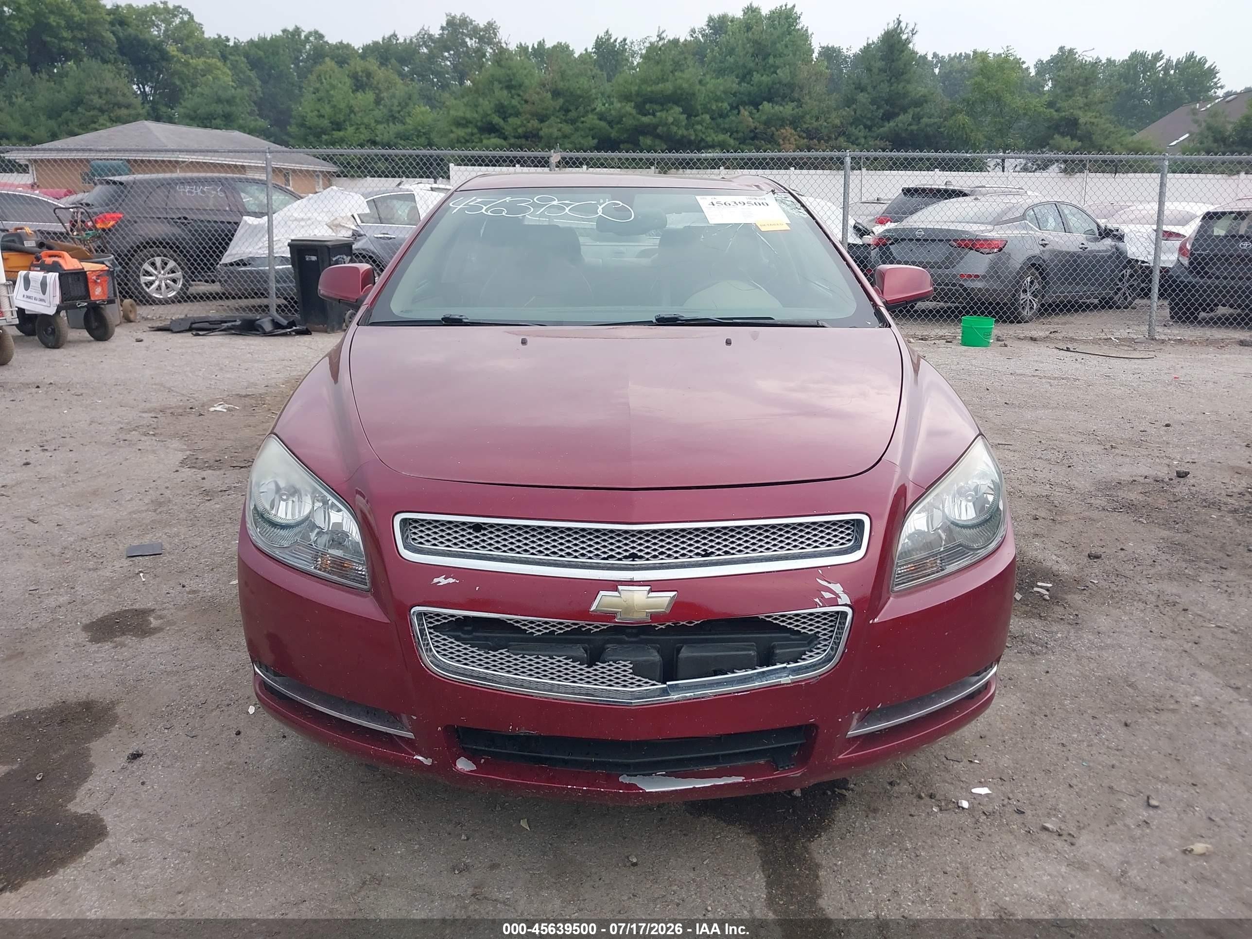 2009 Chevrolet Malibu Ltz Maroon vin: 1G1ZK57B79F118894