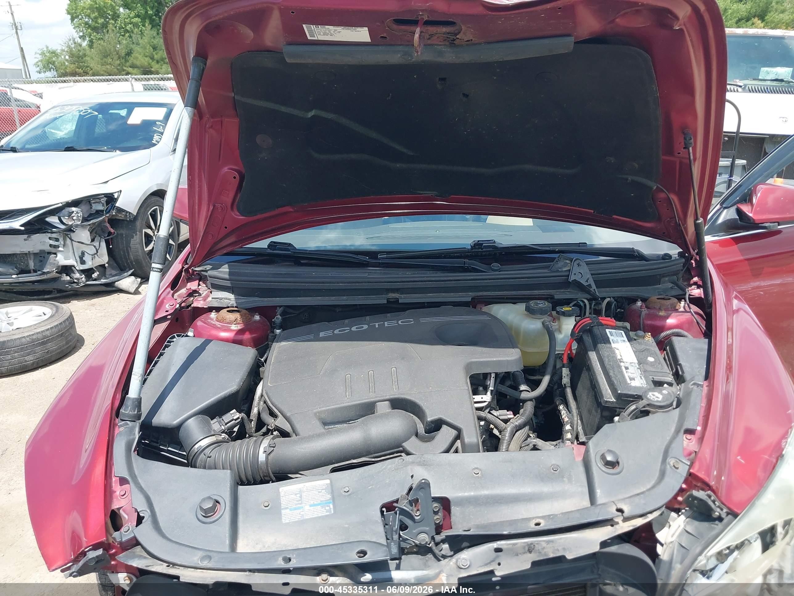 2009 Chevrolet Malibu Ltz Красный vin: 1G1ZK57B89F190140