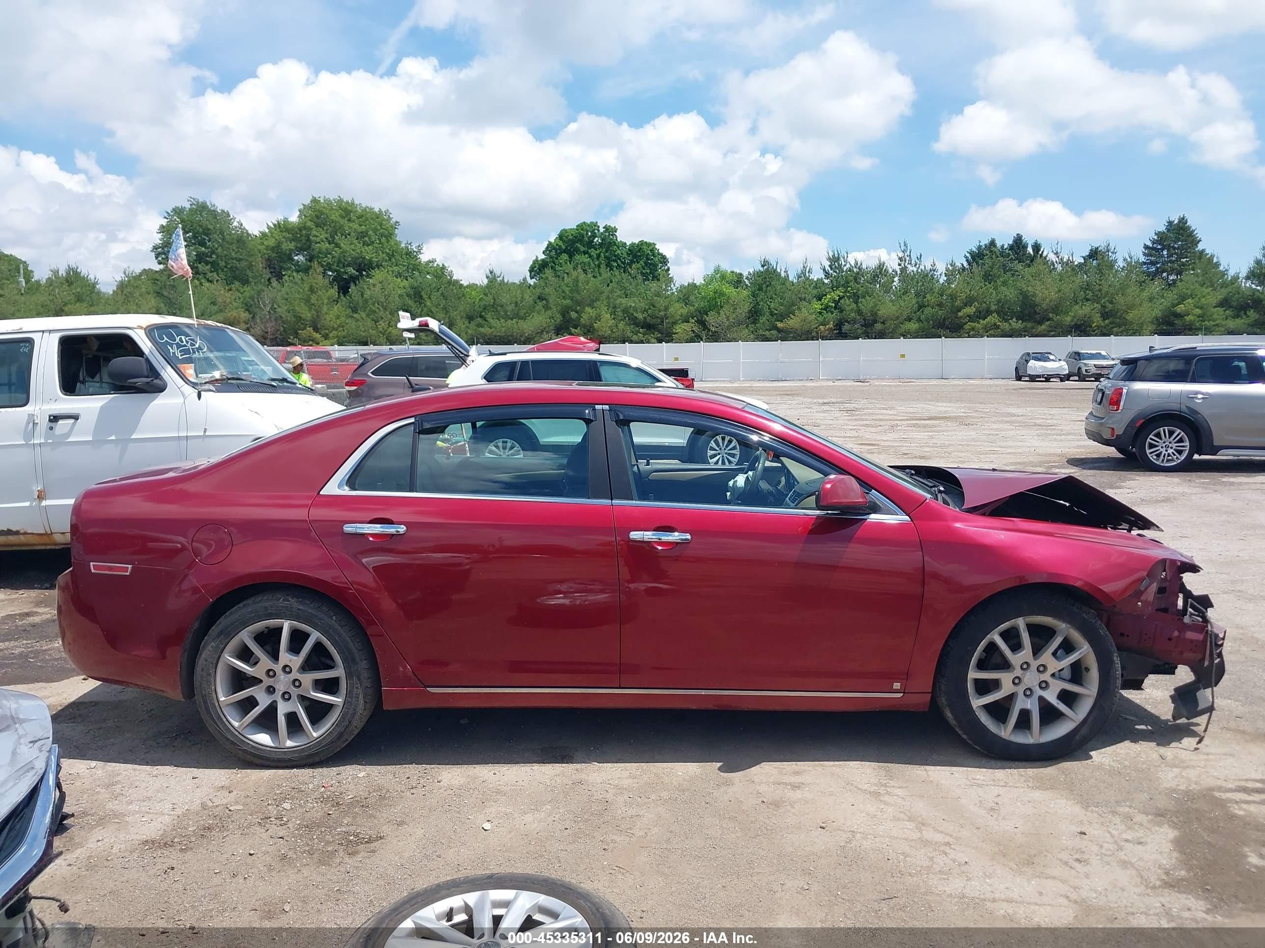 2009 Chevrolet Malibu Ltz Красный vin: 1G1ZK57B89F190140
