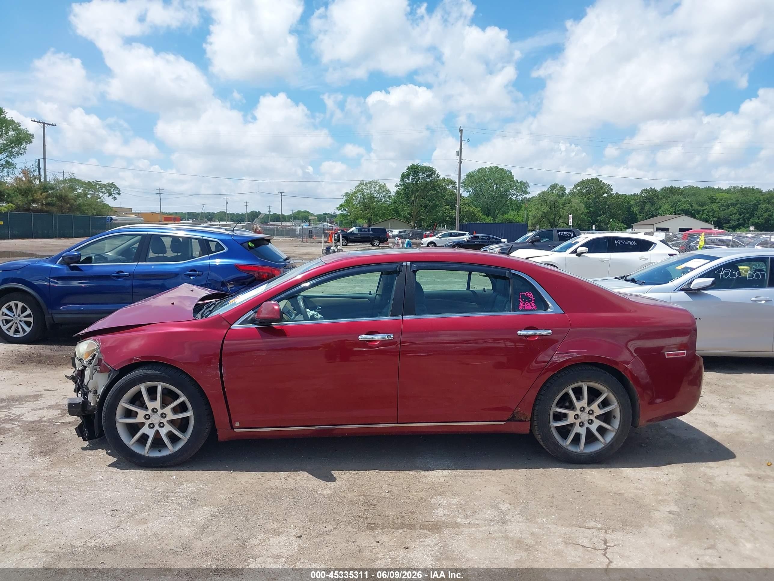 2009 Chevrolet Malibu Ltz Красный vin: 1G1ZK57B89F190140