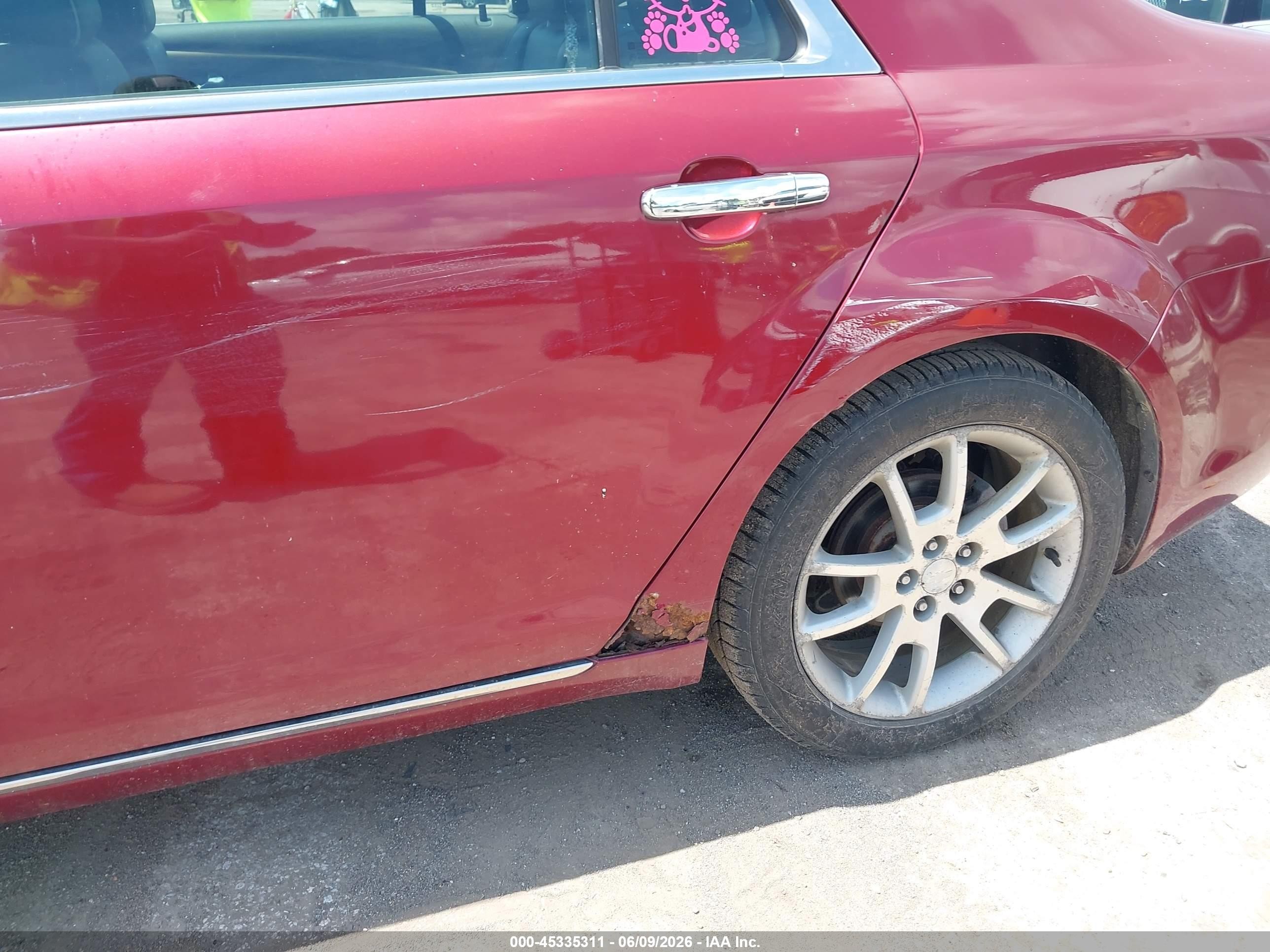 2009 Chevrolet Malibu Ltz Красный vin: 1G1ZK57B89F190140