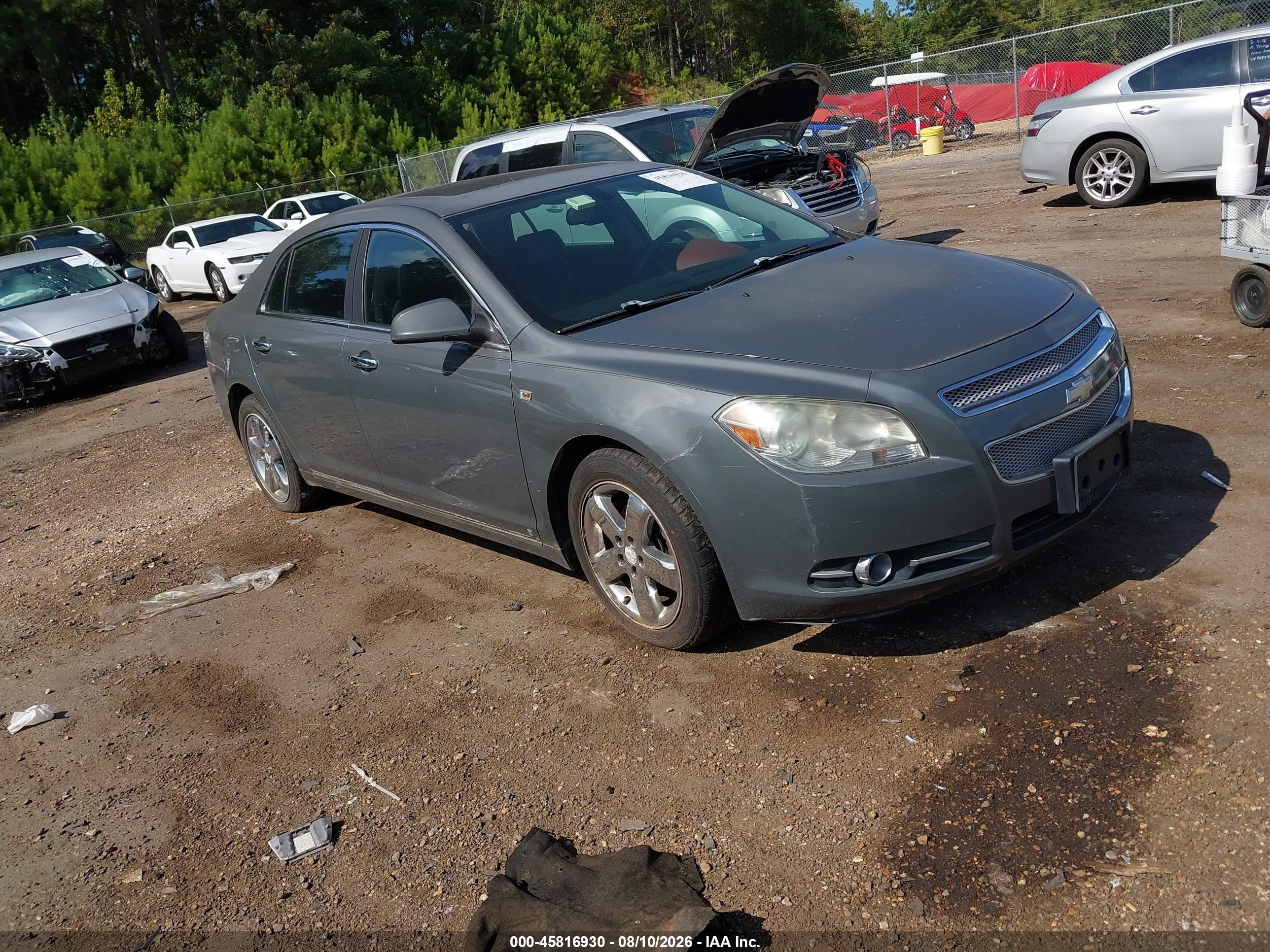 2008 Chevrolet Malibu Ltz Gray vin: 1G1ZK57B98F290830