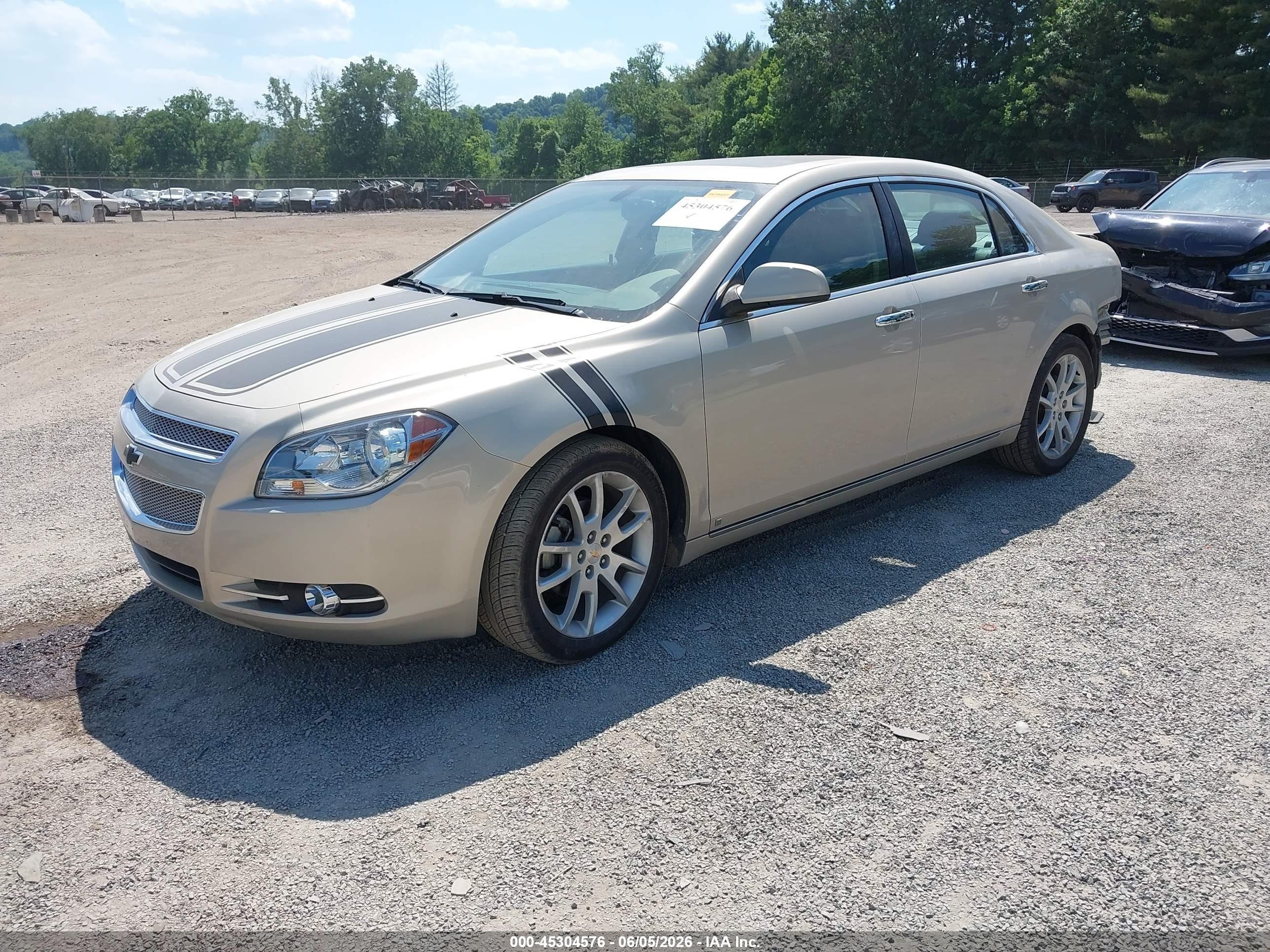 2009 Chevrolet Malibu Ltz Beige vin: 1G1ZK57B99F170219