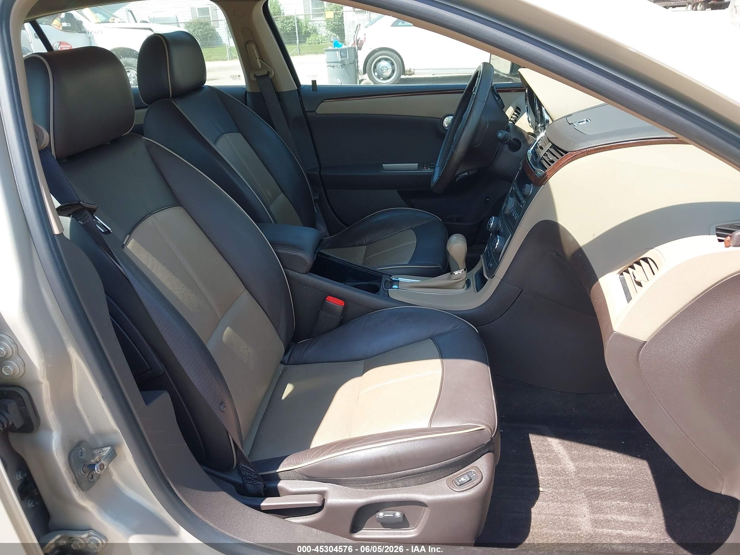 2009 Chevrolet Malibu Ltz Beige vin: 1G1ZK57B99F170219