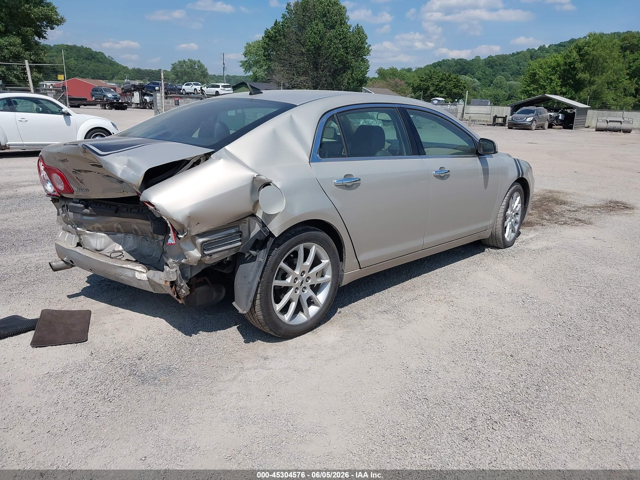2009 Chevrolet Malibu Ltz Beige vin: 1G1ZK57B99F170219