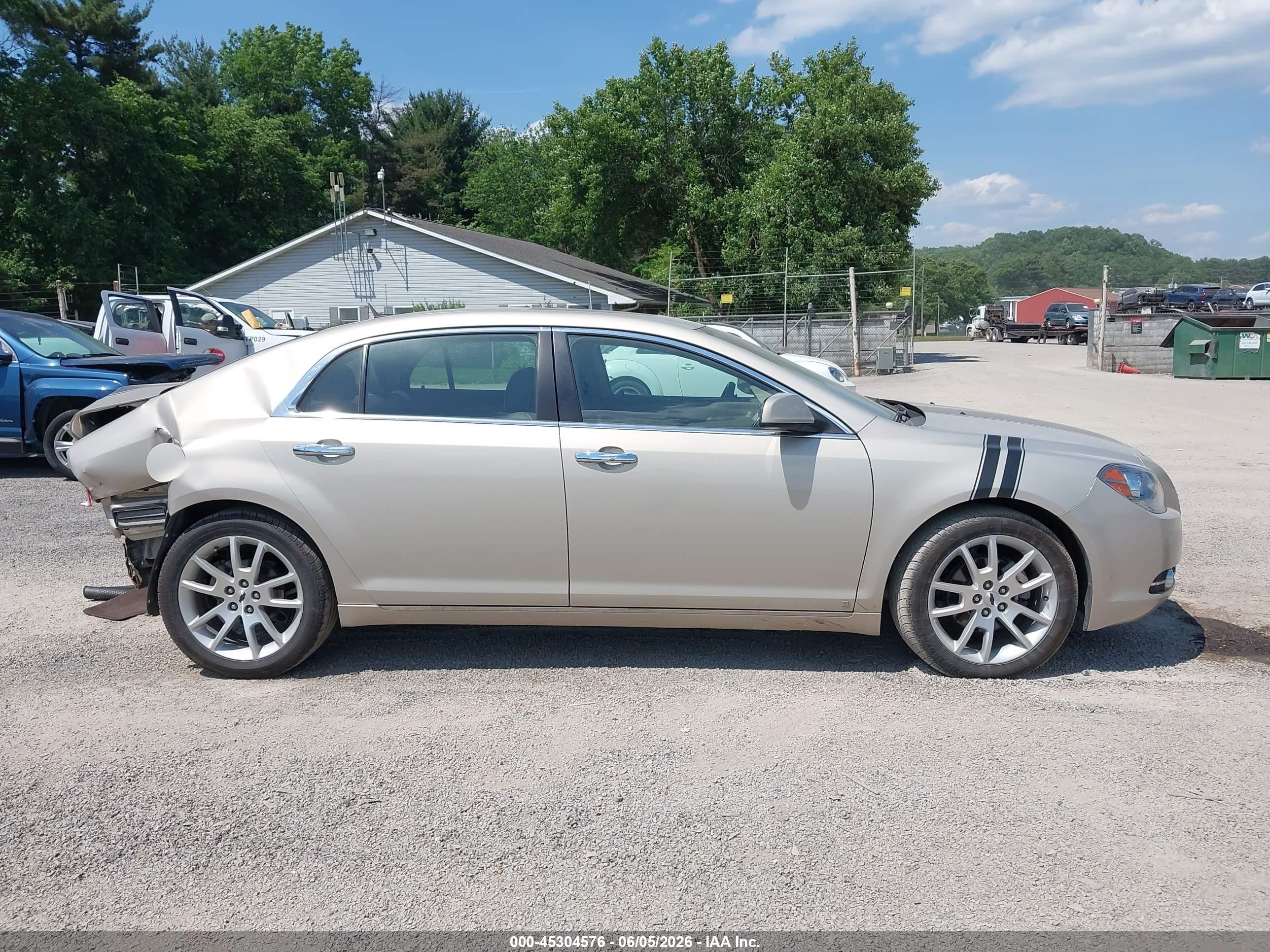 2009 Chevrolet Malibu Ltz Beige vin: 1G1ZK57B99F170219