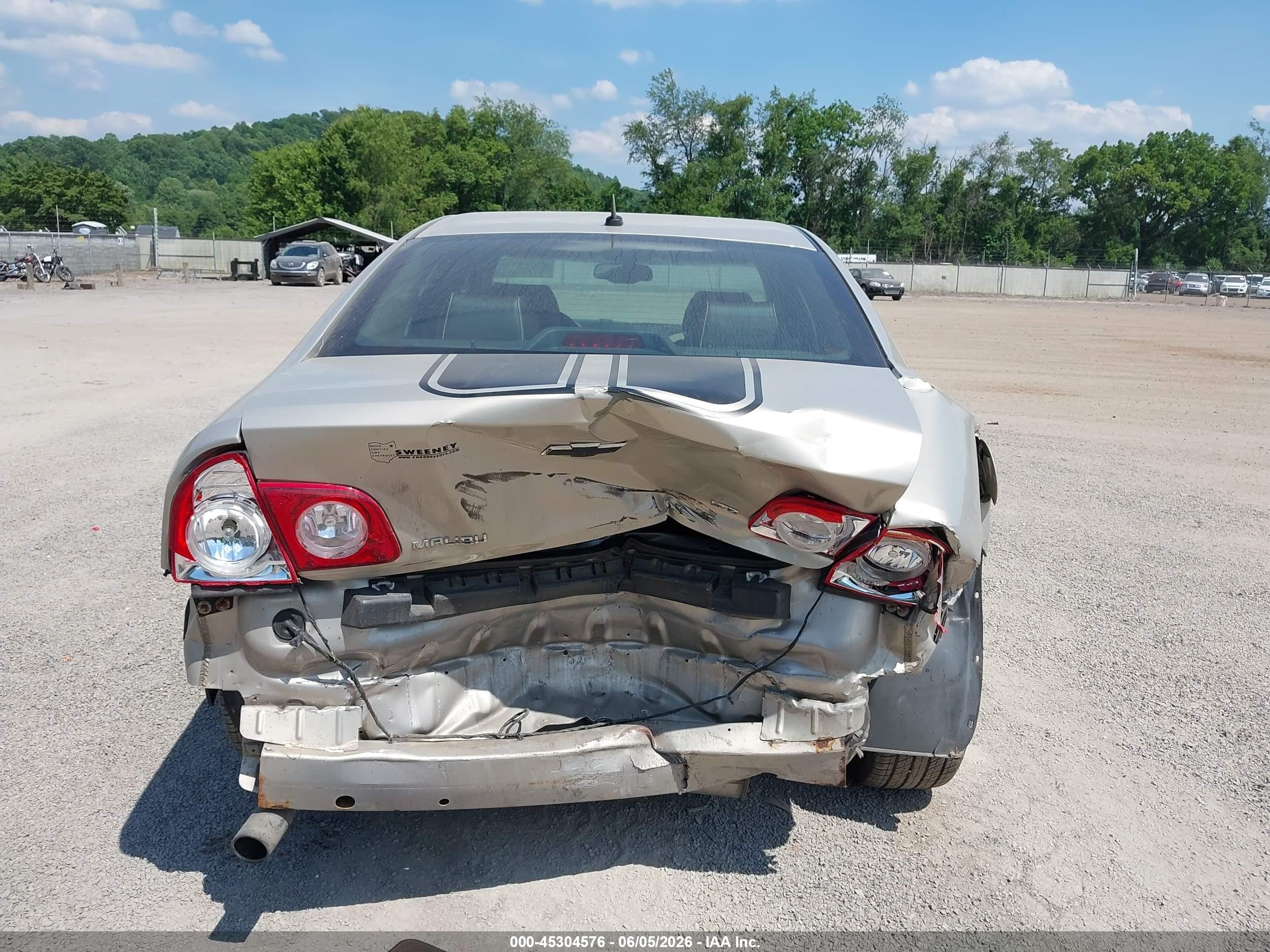 2009 Chevrolet Malibu Ltz Beige vin: 1G1ZK57B99F170219