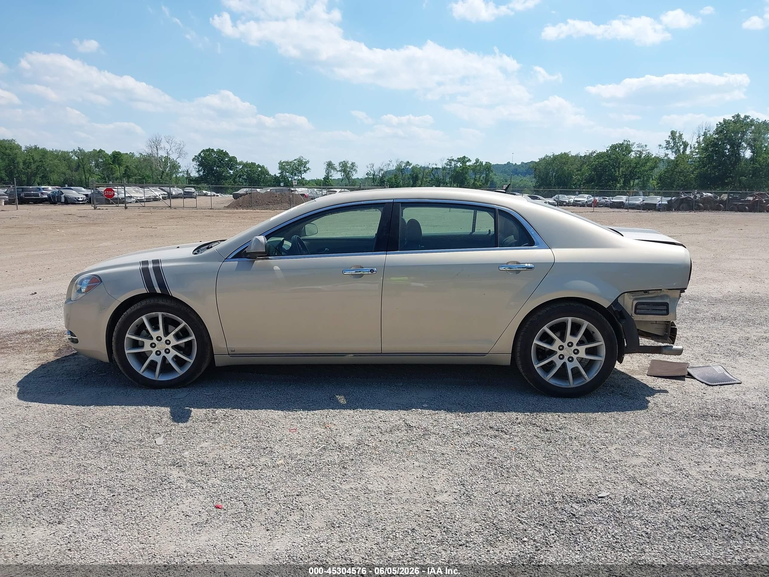 2009 Chevrolet Malibu Ltz Beige vin: 1G1ZK57B99F170219