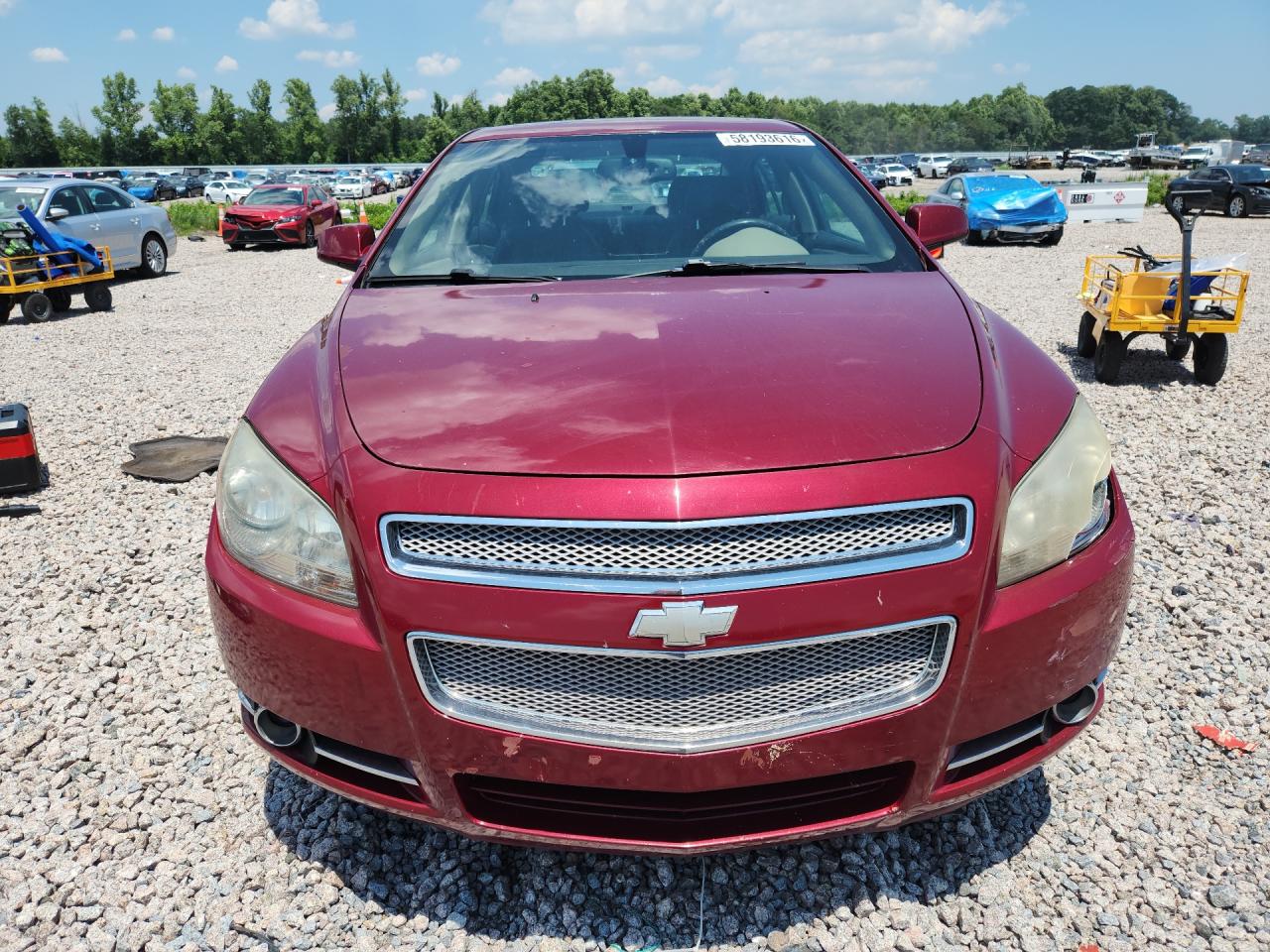 2009 Chevrolet Malibu Ltz Burgundy vin: 1G1ZK57BX9F171931