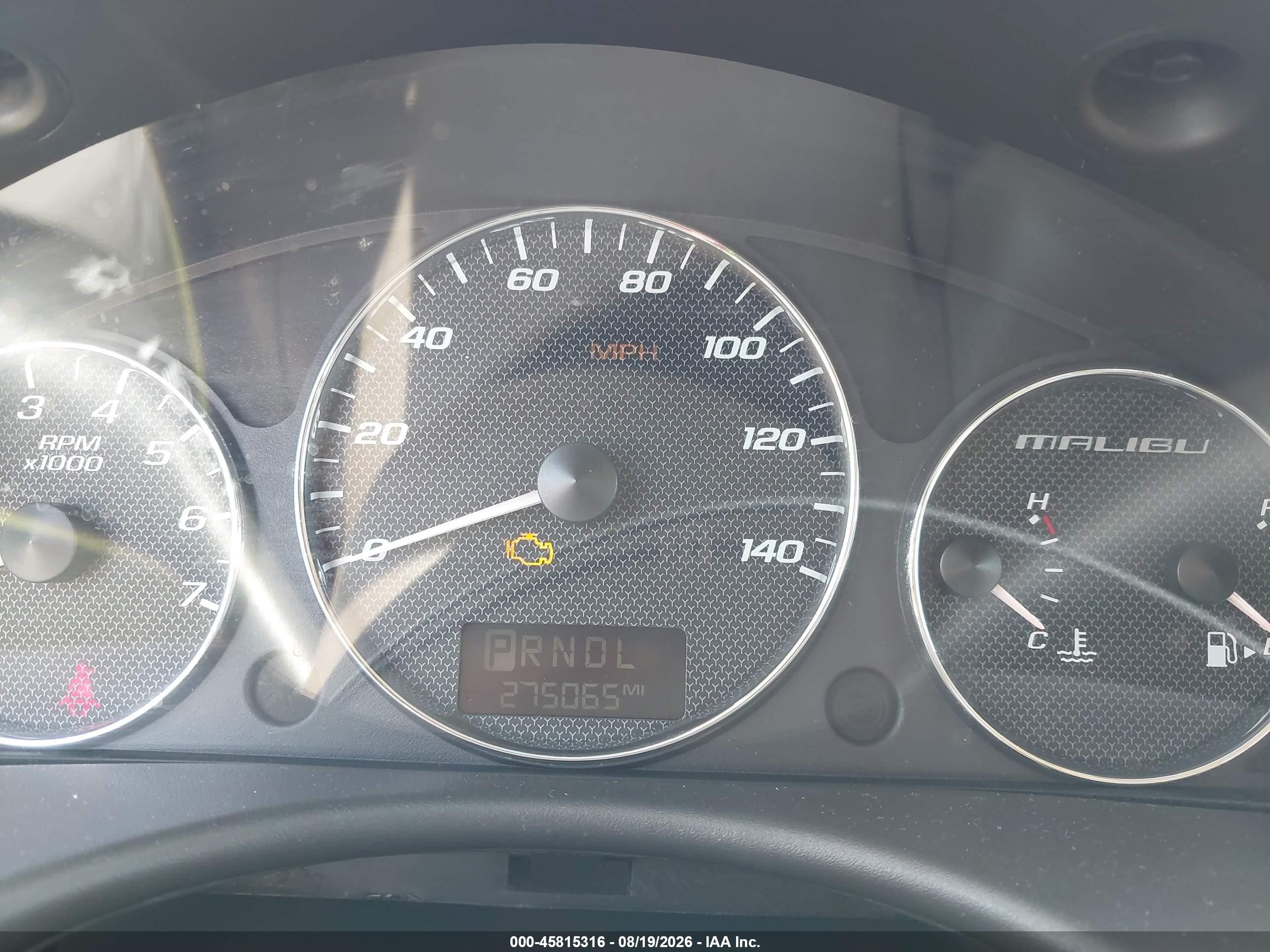 2006 Chevrolet Malibu Ls Blue vin: 1G1ZS51866F264180