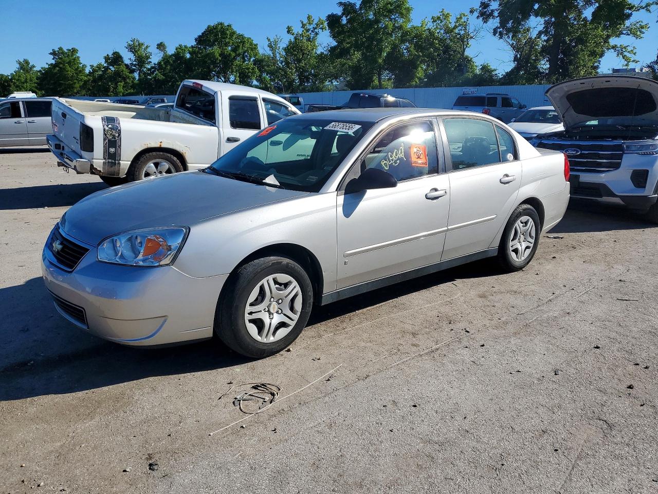 2006 Chevrolet Malibu Ls Silver vin: 1G1ZS51F26F284165