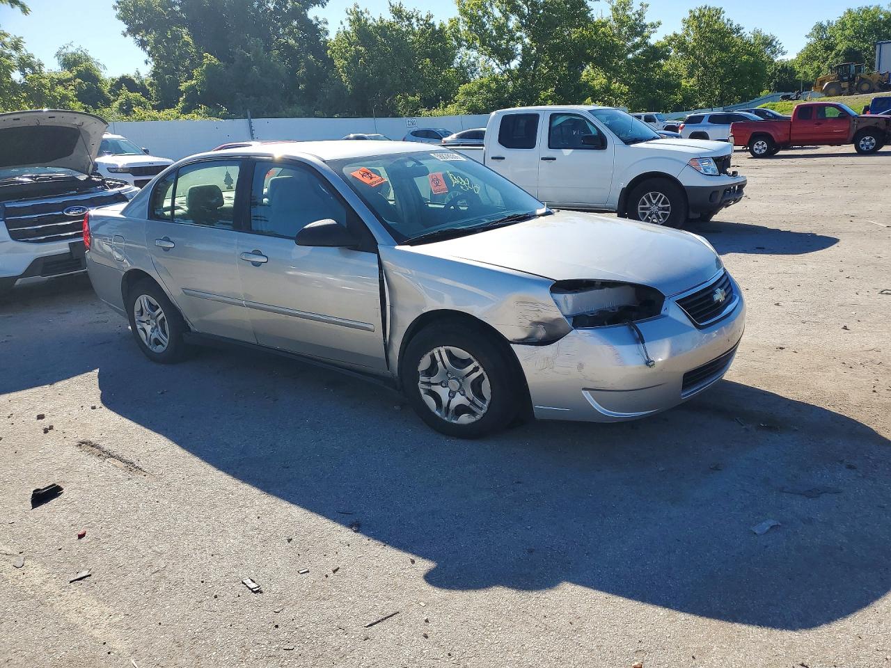 2006 Chevrolet Malibu Ls Silver vin: 1G1ZS51F26F284165