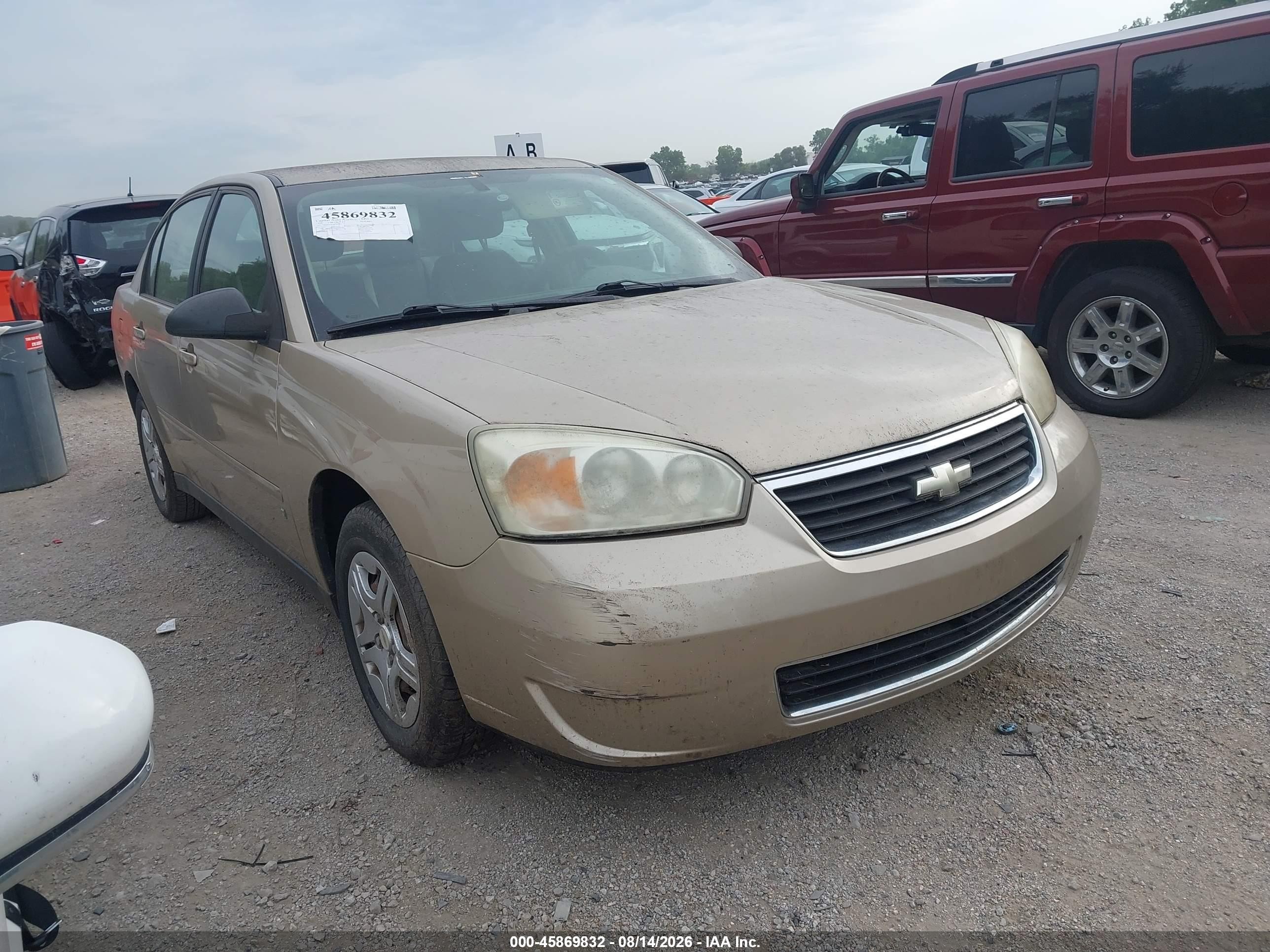 2006 Chevrolet Malibu Ls Gold vin: 1G1ZS51F36F299421